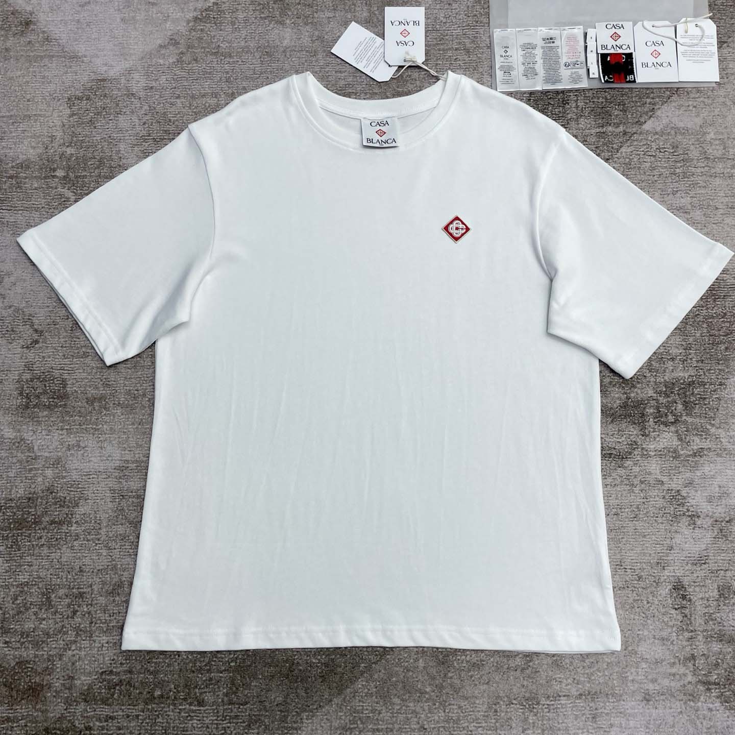 Casablanca Logo-patch T-shirt   C1002 - DesignerGu