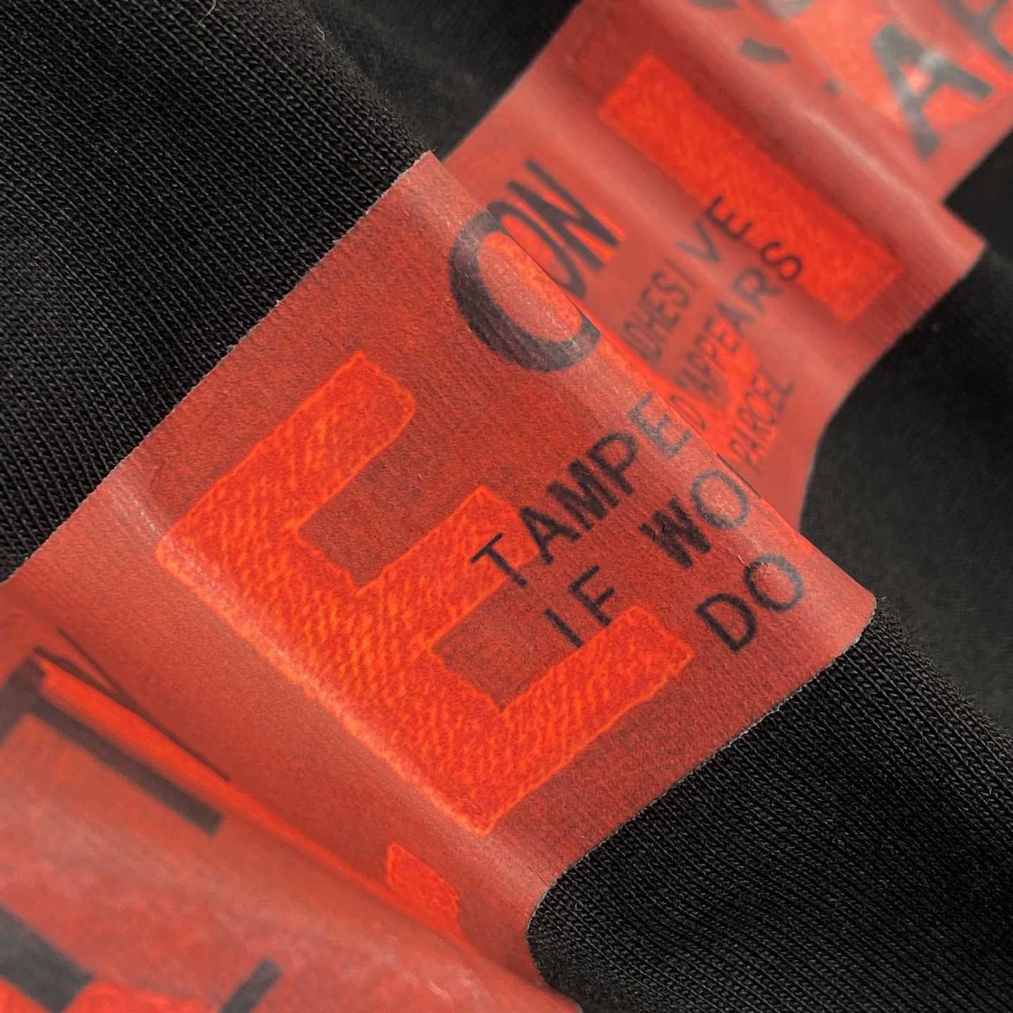 Balenciaga Taped Balenciaga Back T-Shirt Medium Fit In Black - DesignerGu