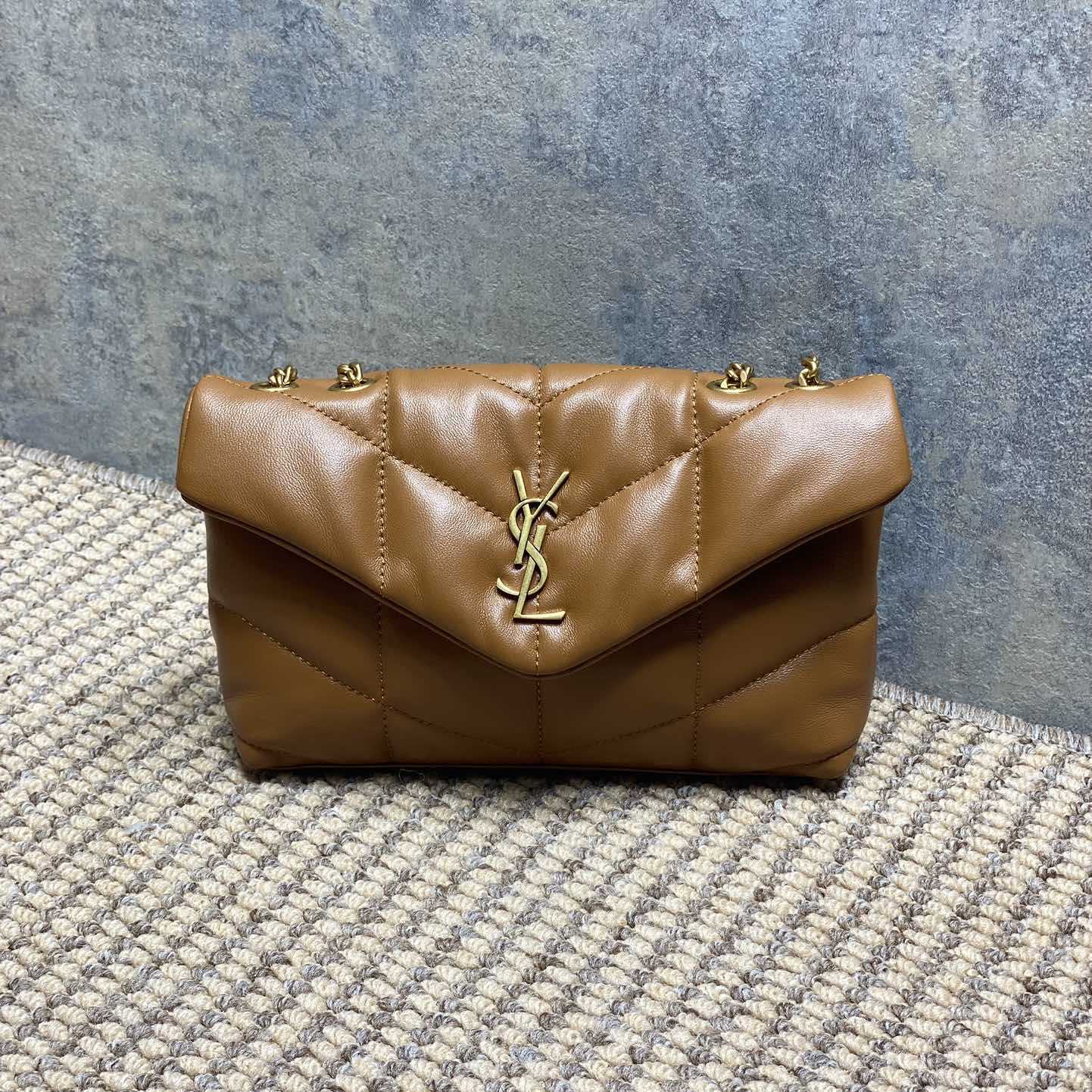 Saint Laurent Toy Puffer In Nappa Leather - DesignerGu