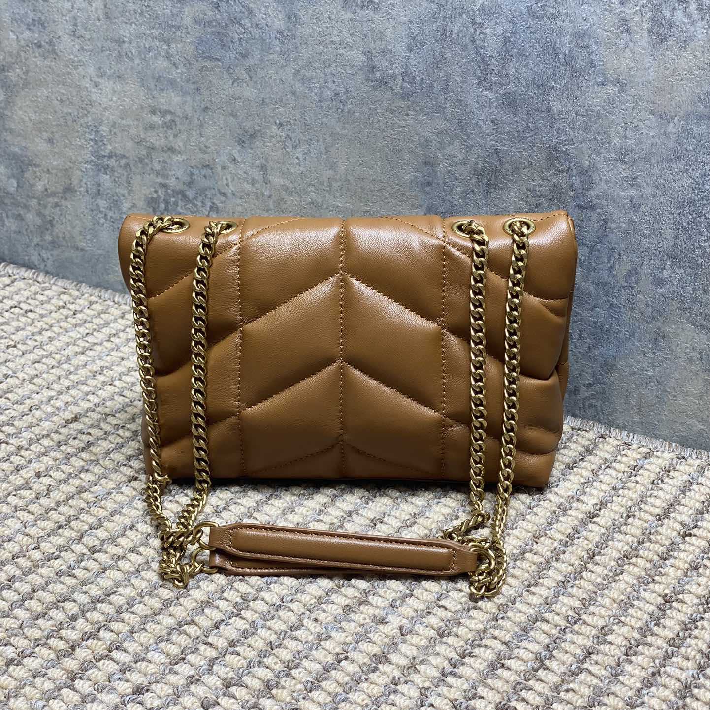 Saint Laurent Toy Puffer In Nappa Leather - DesignerGu