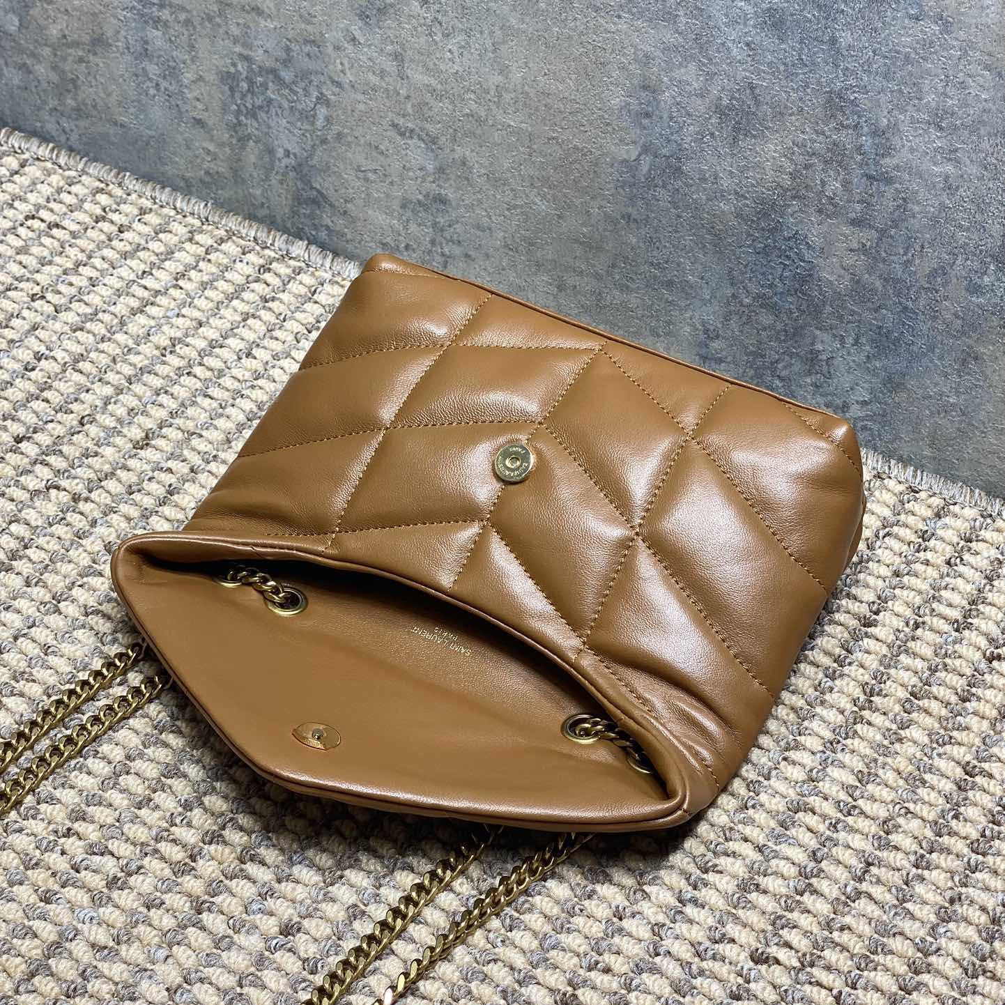 Saint Laurent Toy Puffer In Nappa Leather - DesignerGu