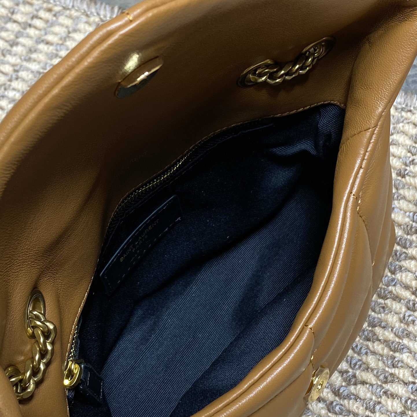 Saint Laurent Toy Puffer In Nappa Leather - DesignerGu