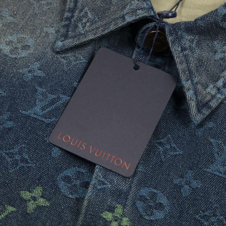 Louis Vuitton Rainbow Monogram Short-Sleeved Denim Shirt - DesignerGu