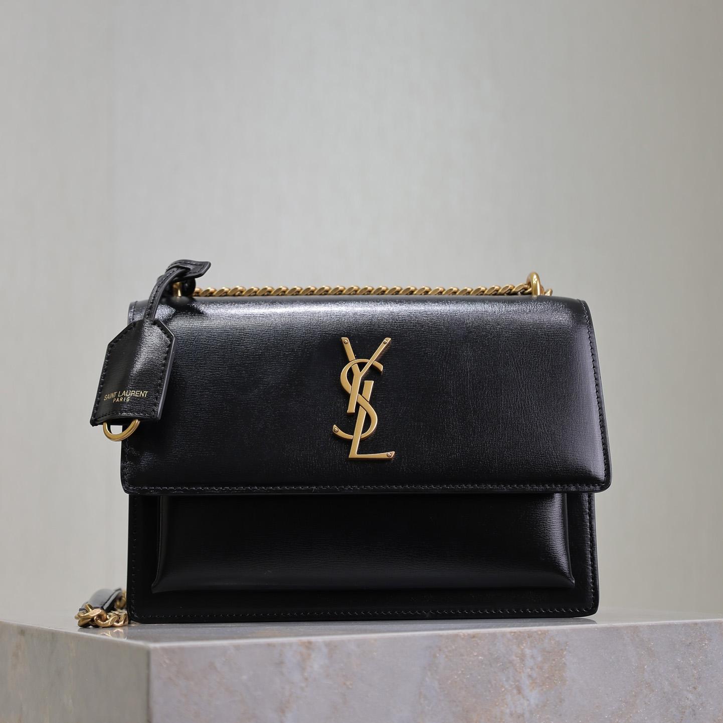 Saint Laurent Women Sunset Medium Leather Shoulder Bag （22x8x16 cm） - DesignerGu