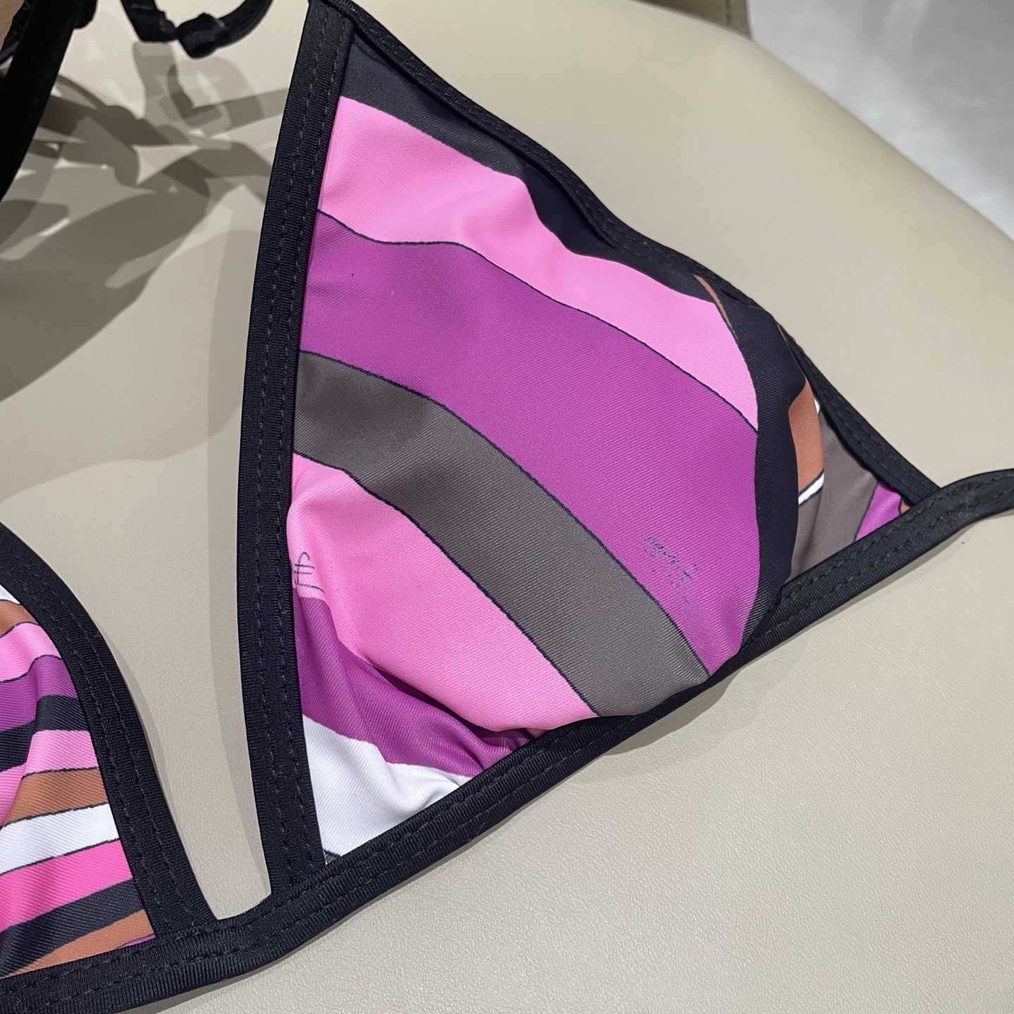 Pucci Iride-Print Bikini Top And Bikini Briefs - DesignerGu