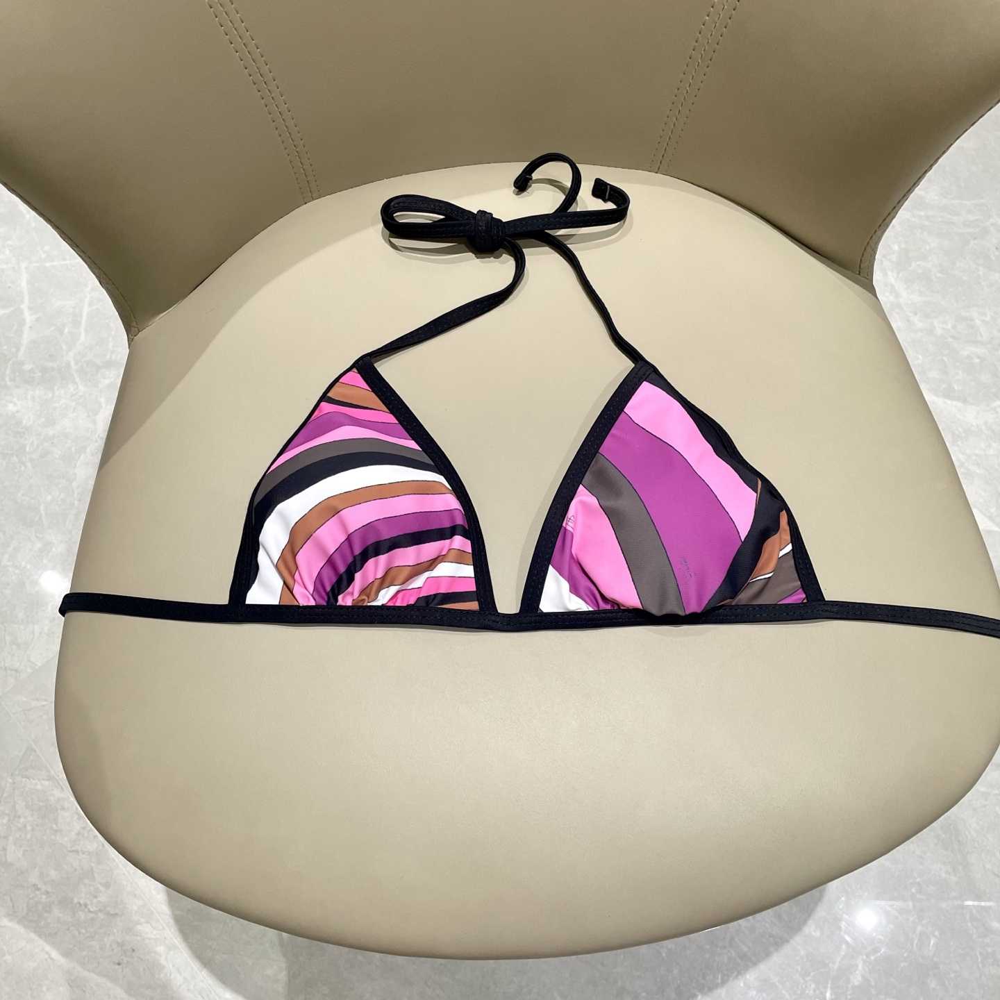 Pucci Iride-Print Bikini Top And Bikini Briefs - DesignerGu