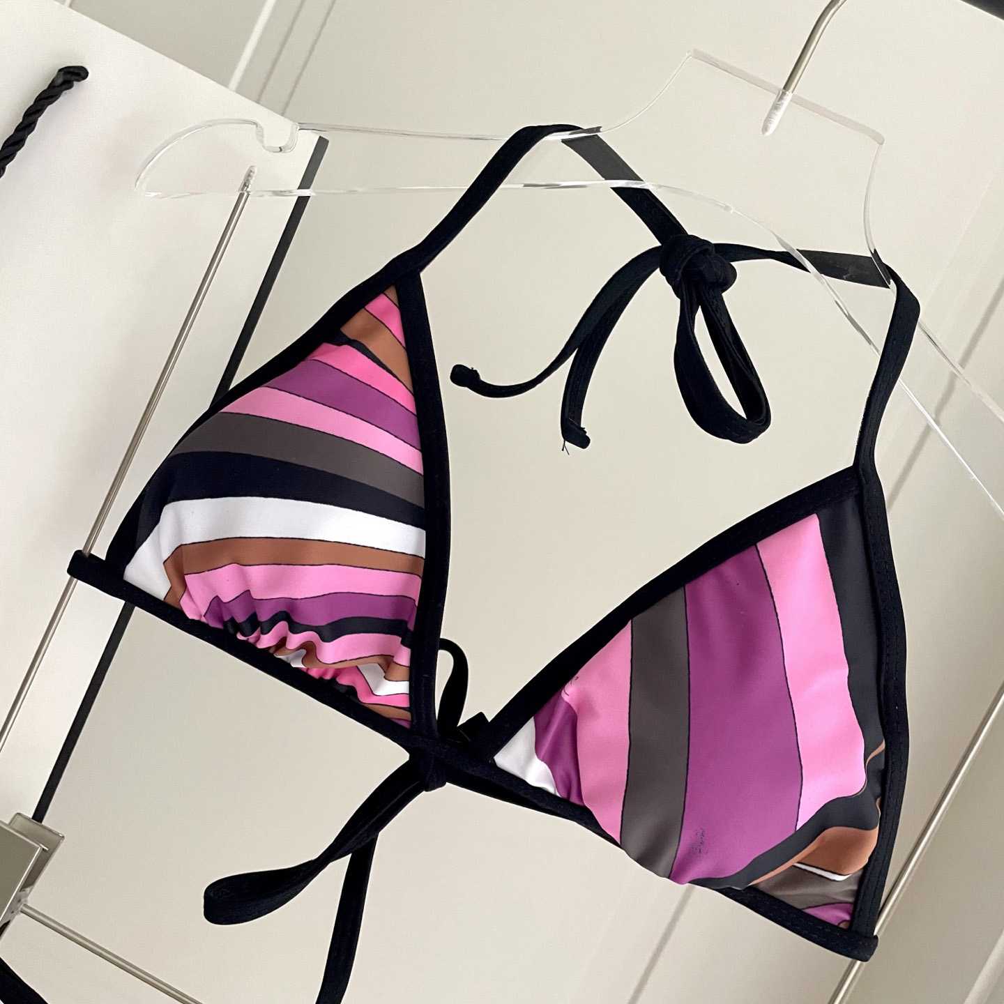 Pucci Iride-Print Bikini Top And Bikini Briefs - DesignerGu