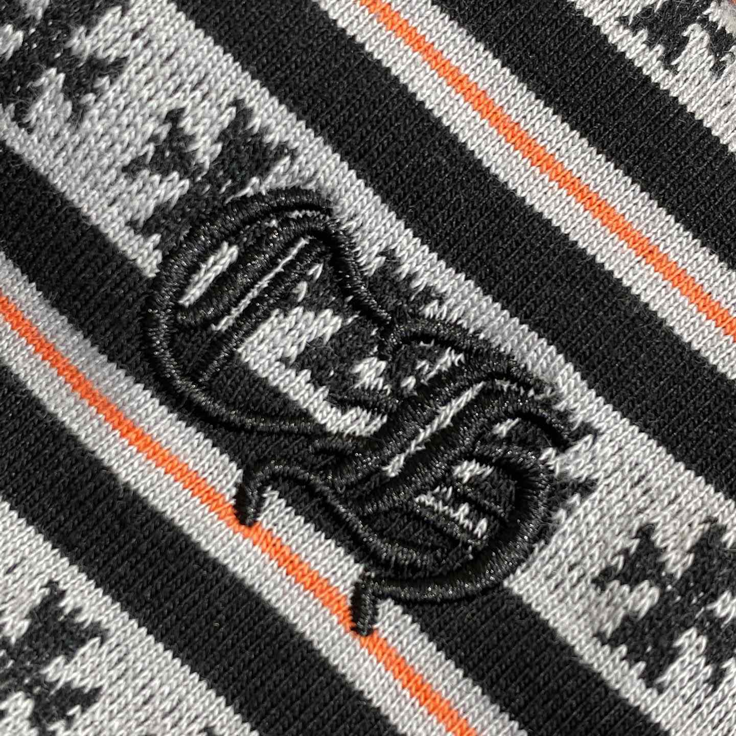 Chrome Hearts Script Logo Stripe Short Sleeve Tee - DesignerGu