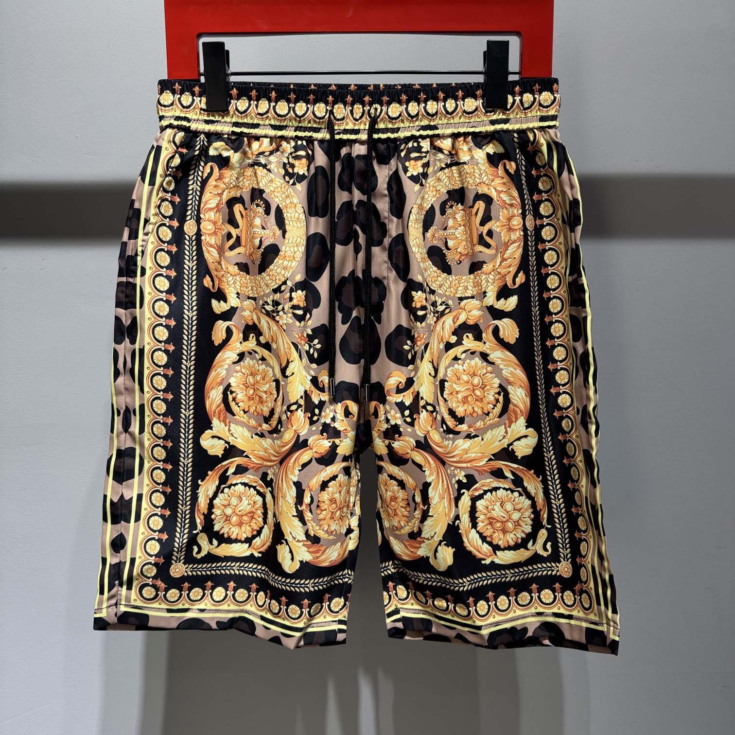 Versace Silk Shorts - DesignerGu