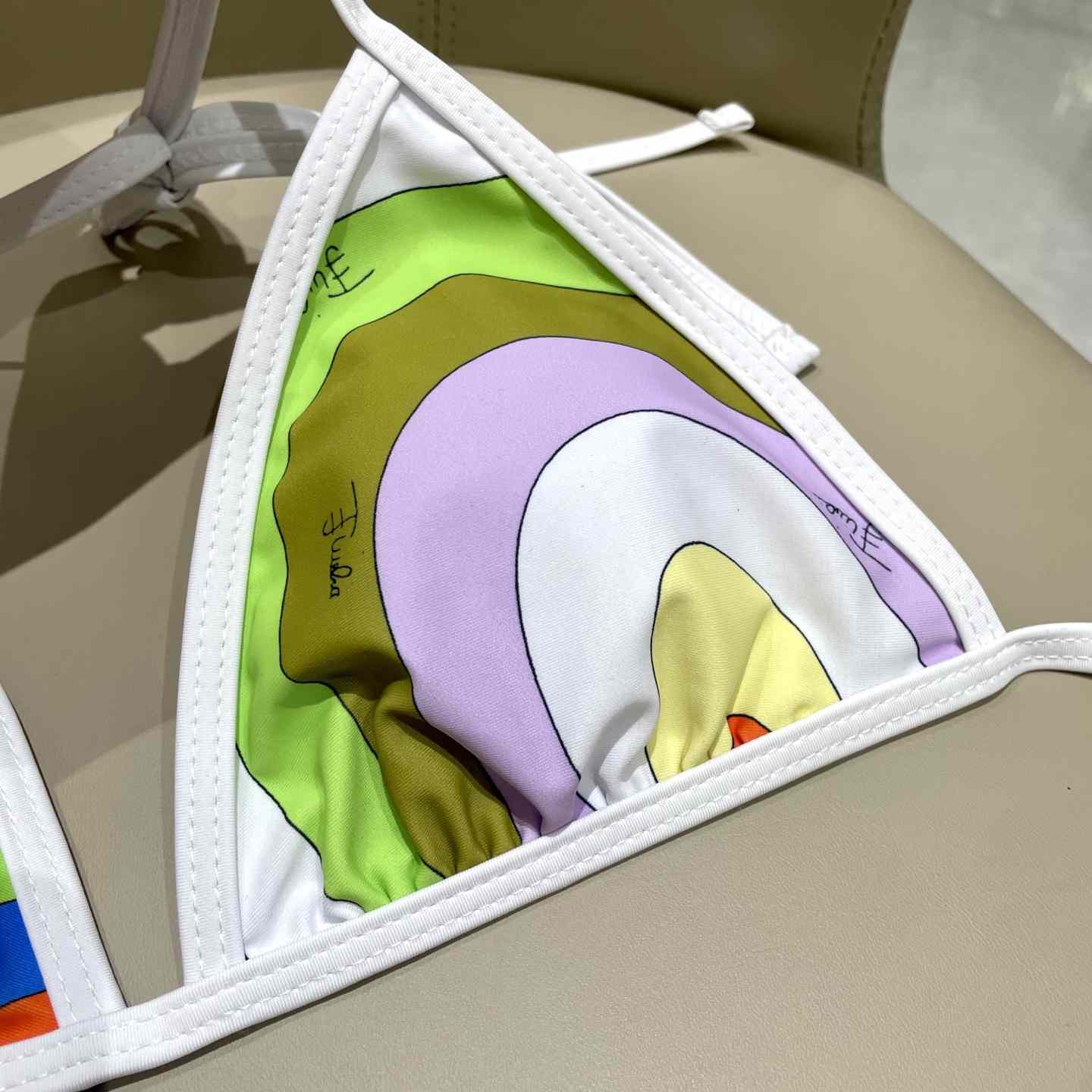 Pucci Iride-Print Bikini Top And Bikini Briefs - DesignerGu