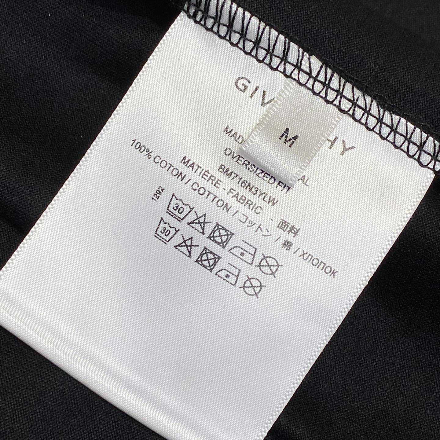 Givenchy T-shirt In Cotton With HG Embroidery - DesignerGu