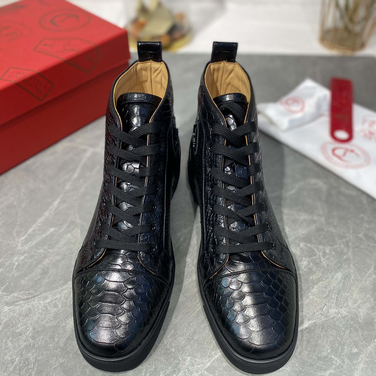 Christian Louboutin High-top Sneakers  - DesignerGu