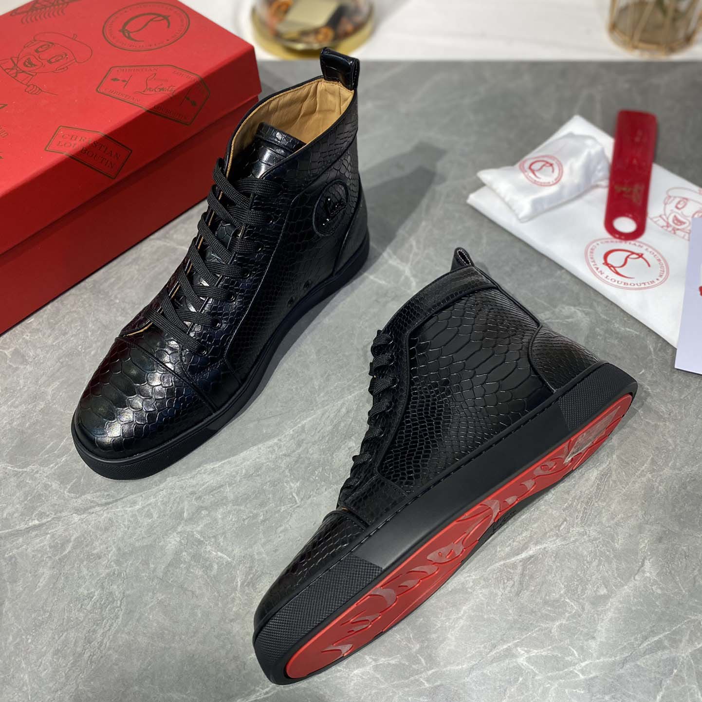 Christian Louboutin High-top Sneakers  - DesignerGu