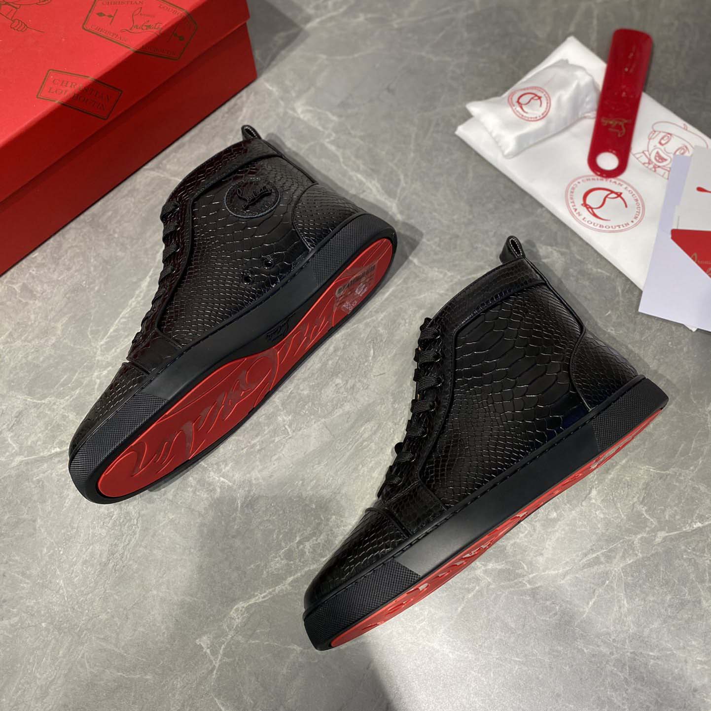Christian Louboutin High-top Sneakers  - DesignerGu