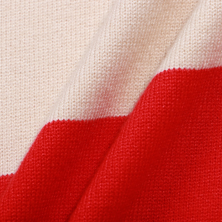 Gucci Logo Embroidered Striped Cotton Half-Placket Sweater - DesignerGu