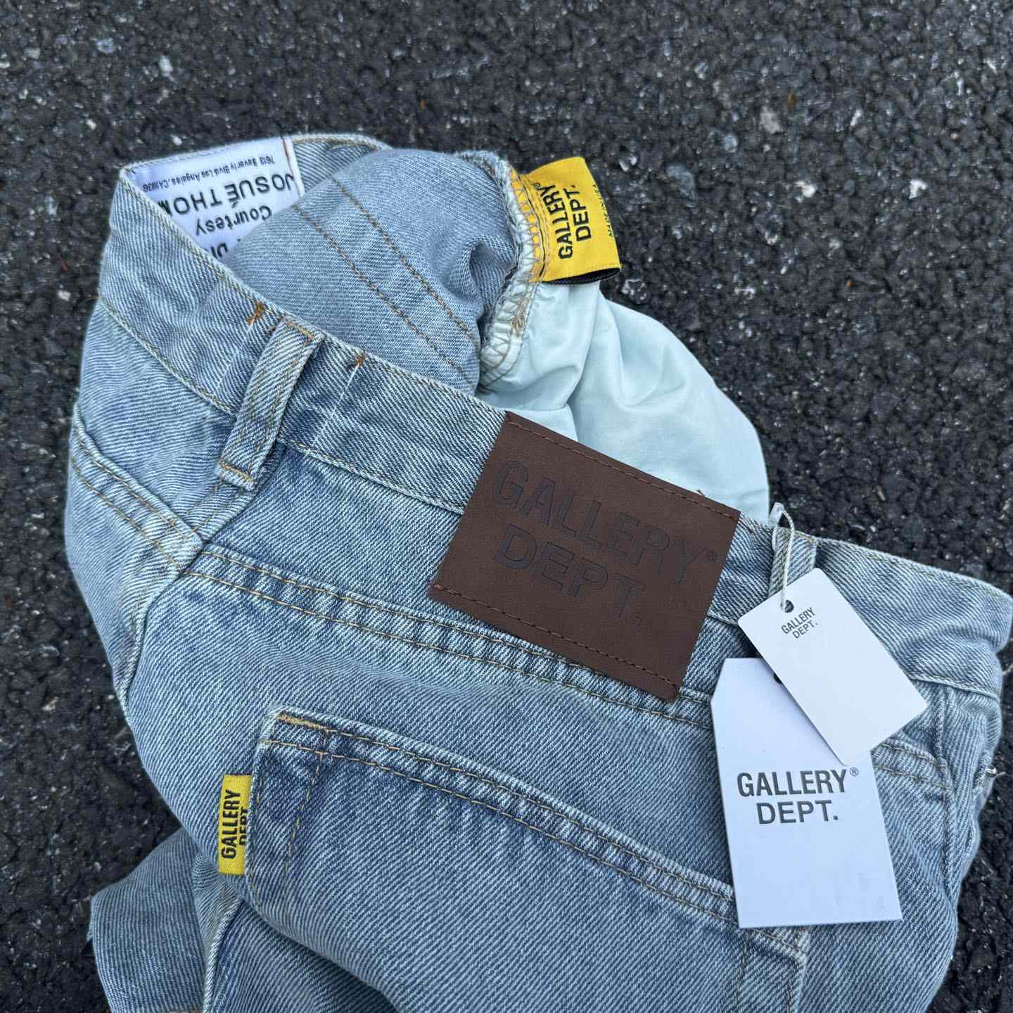 Chrome Hearts x Gallery Dept Cross Patch Flare Denim Jean - DesignerGu