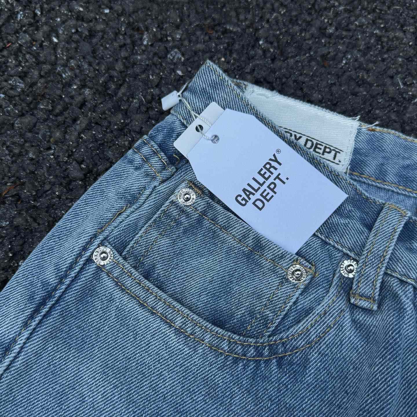 Chrome Hearts x Gallery Dept Cross Patch Flare Denim Jean - DesignerGu