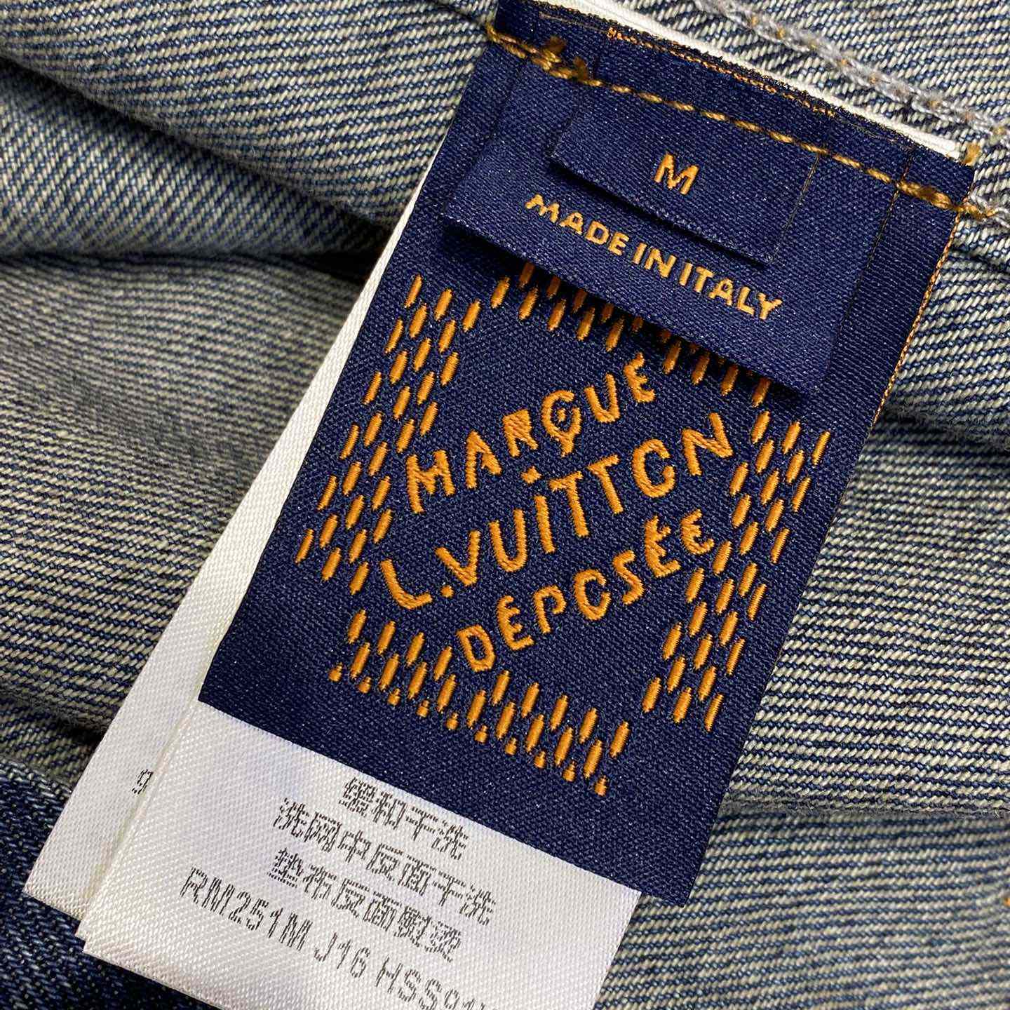 Louis Vuitton Sunfaded Effect Denim Long-Sleeved Shirt   1AHCI4 - DesignerGu