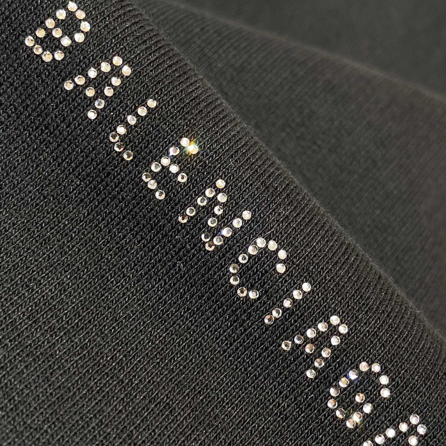 Balenciaga Strass Cropped Sweat Shorts - DesignerGu