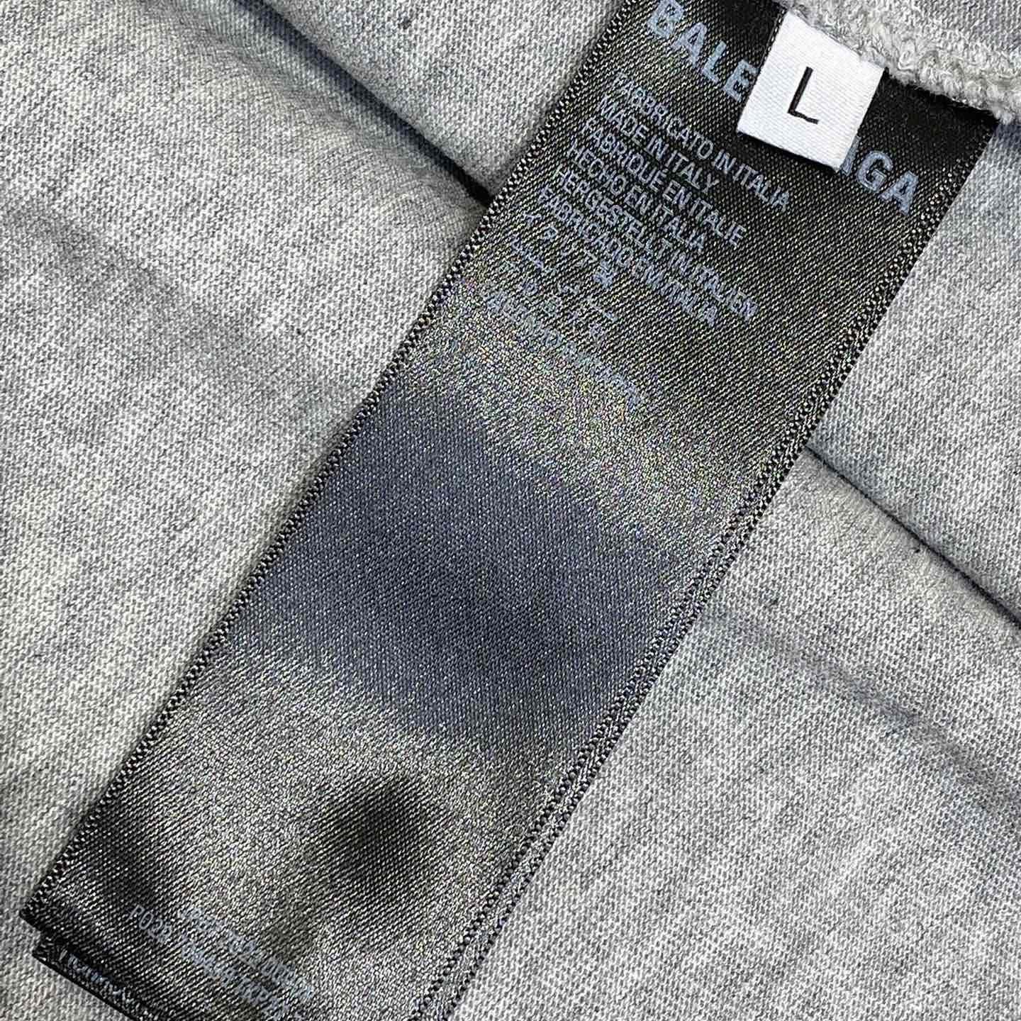 Balenciaga Hi There + Dripley Sleeveless T-Shirt In Heather Grey - DesignerGu