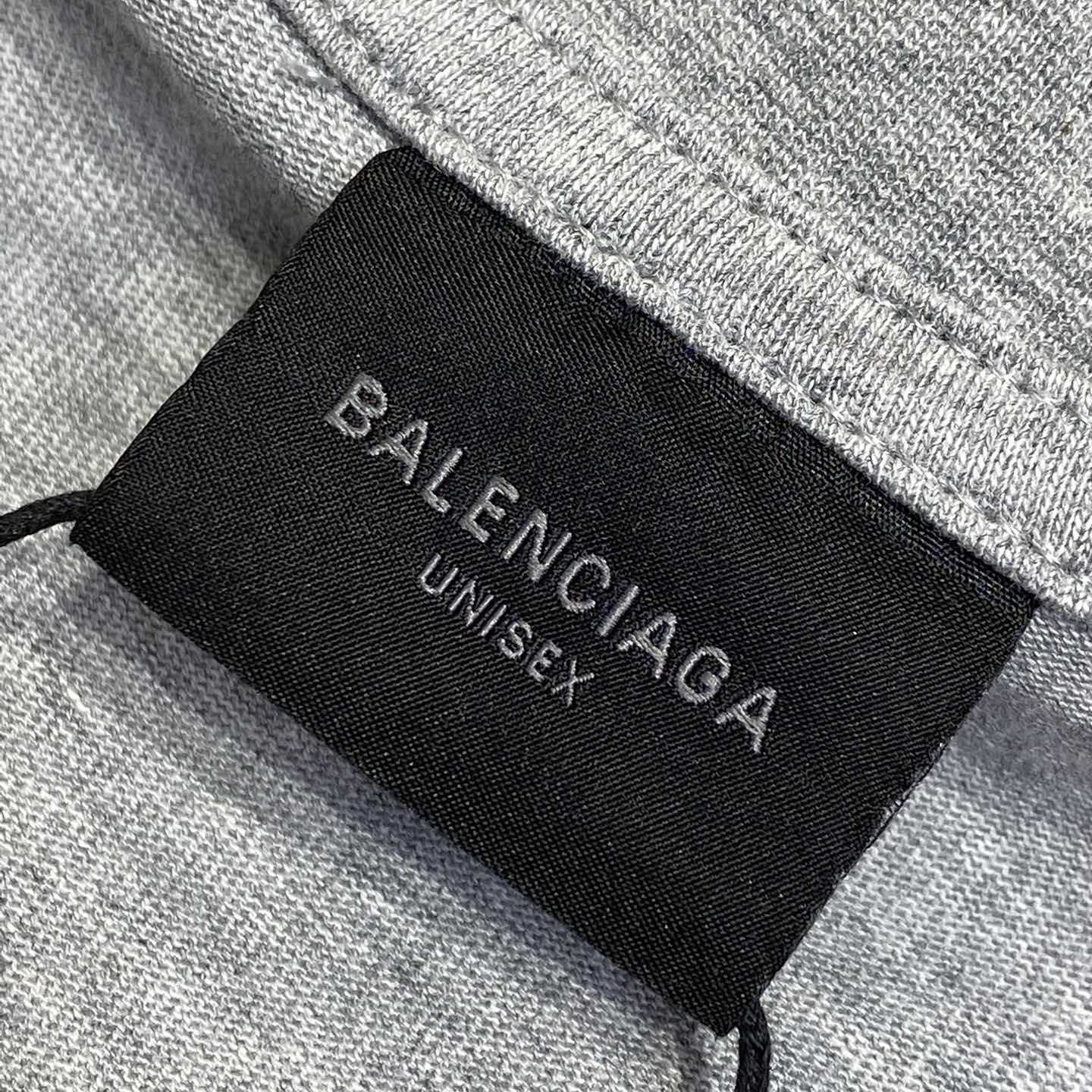 Balenciaga Hi There + Dripley Sleeveless T-Shirt In Heather Grey - DesignerGu