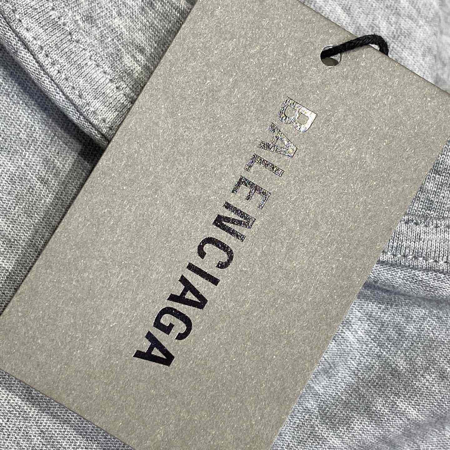 Balenciaga Hi There + Dripley Sleeveless T-Shirt In Heather Grey - DesignerGu