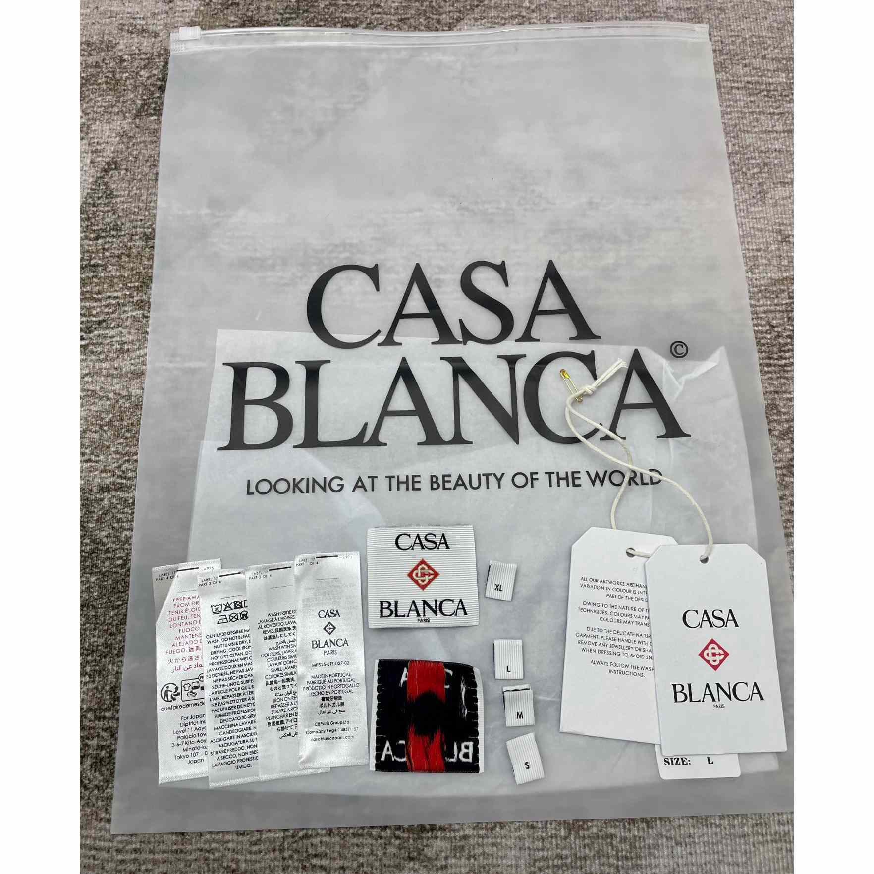 Casablanca Surf Trip Printed Tee - White  C996 - DesignerGu