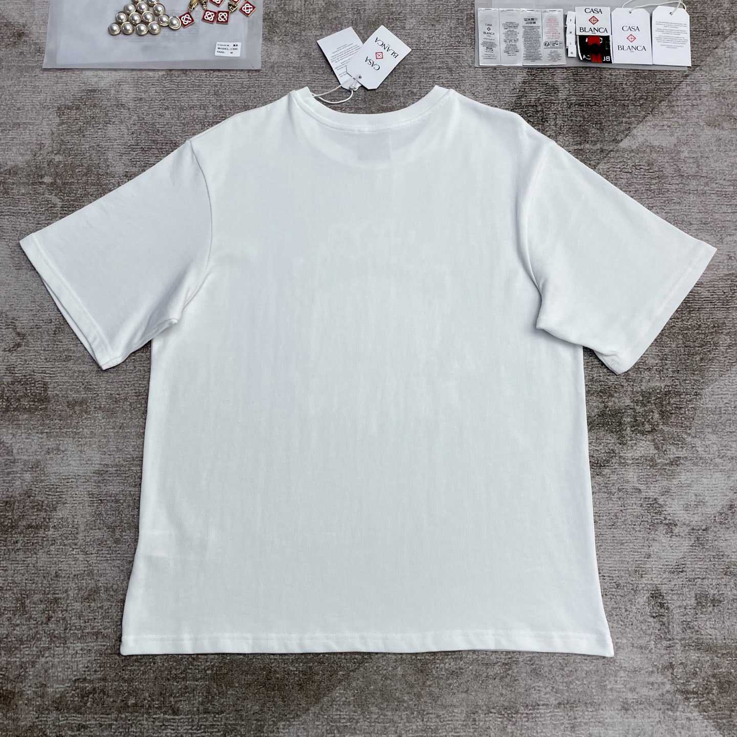 Casablanca Surf Trip Printed Tee - White  C996 - DesignerGu