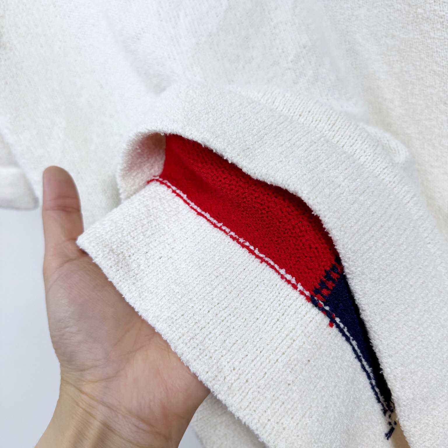 Gucci Cotton Blend Terry Knit Polo Shirt  - DesignerGu