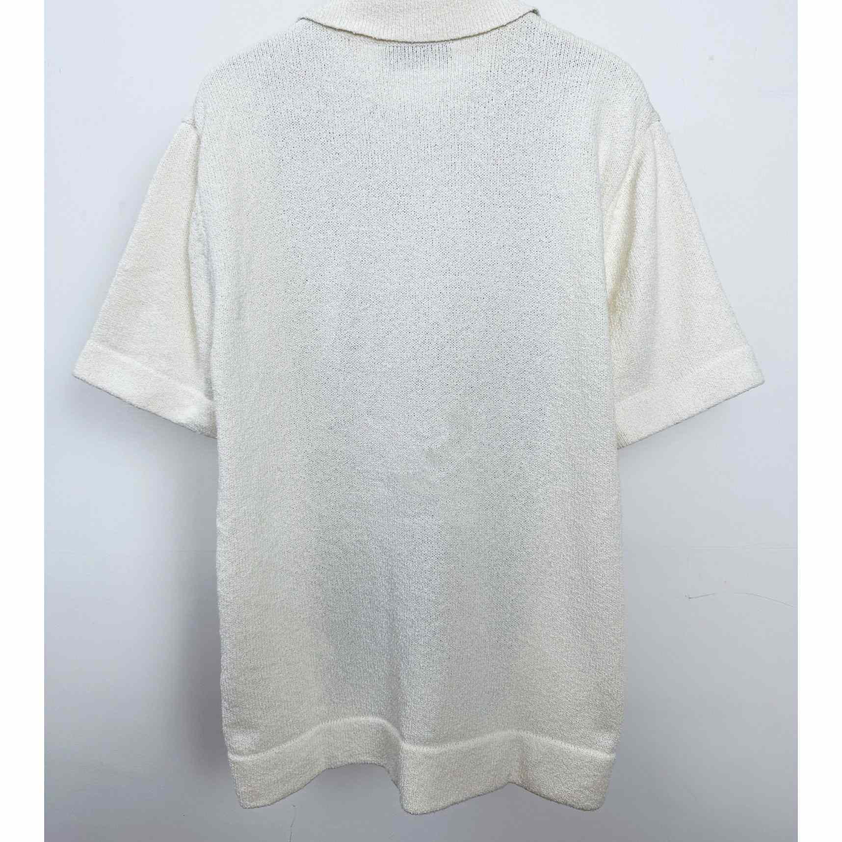 Gucci Cotton Blend Terry Knit Polo Shirt  - DesignerGu