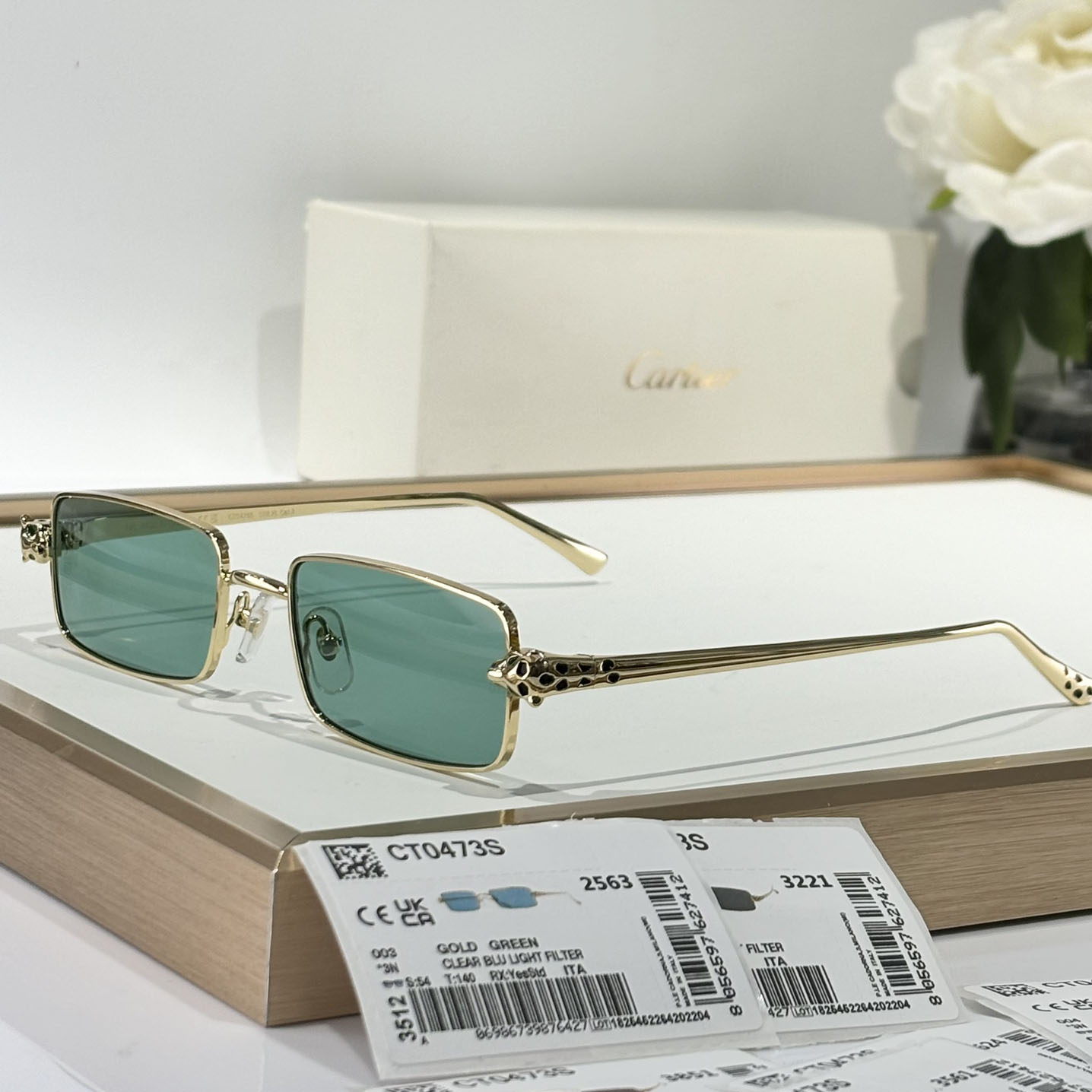 CartierRrectangle-frame Sunglasses   CT0473S - DesignerGu