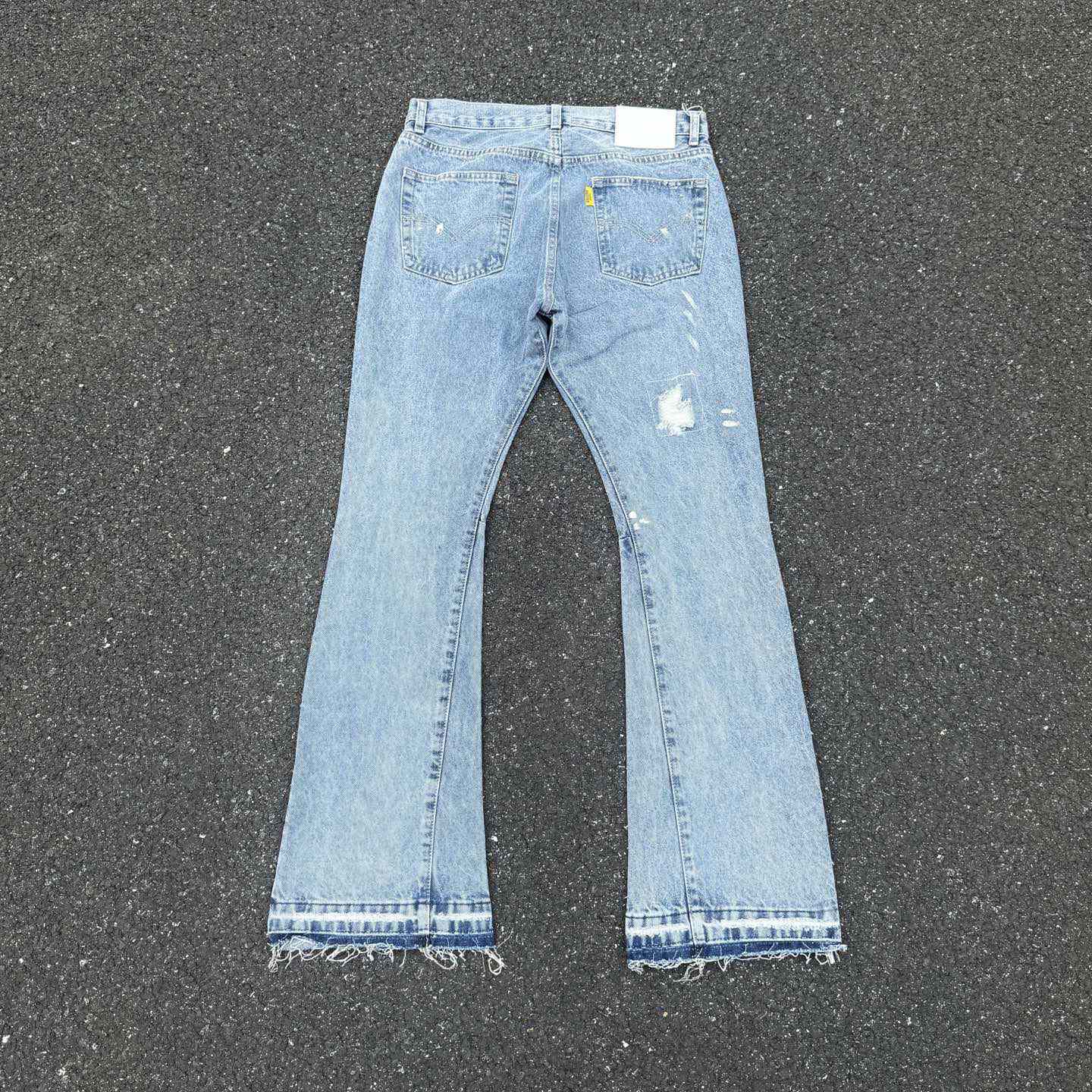 Gallery Dept. Ripped Denim Flared Pants - DesignerGu