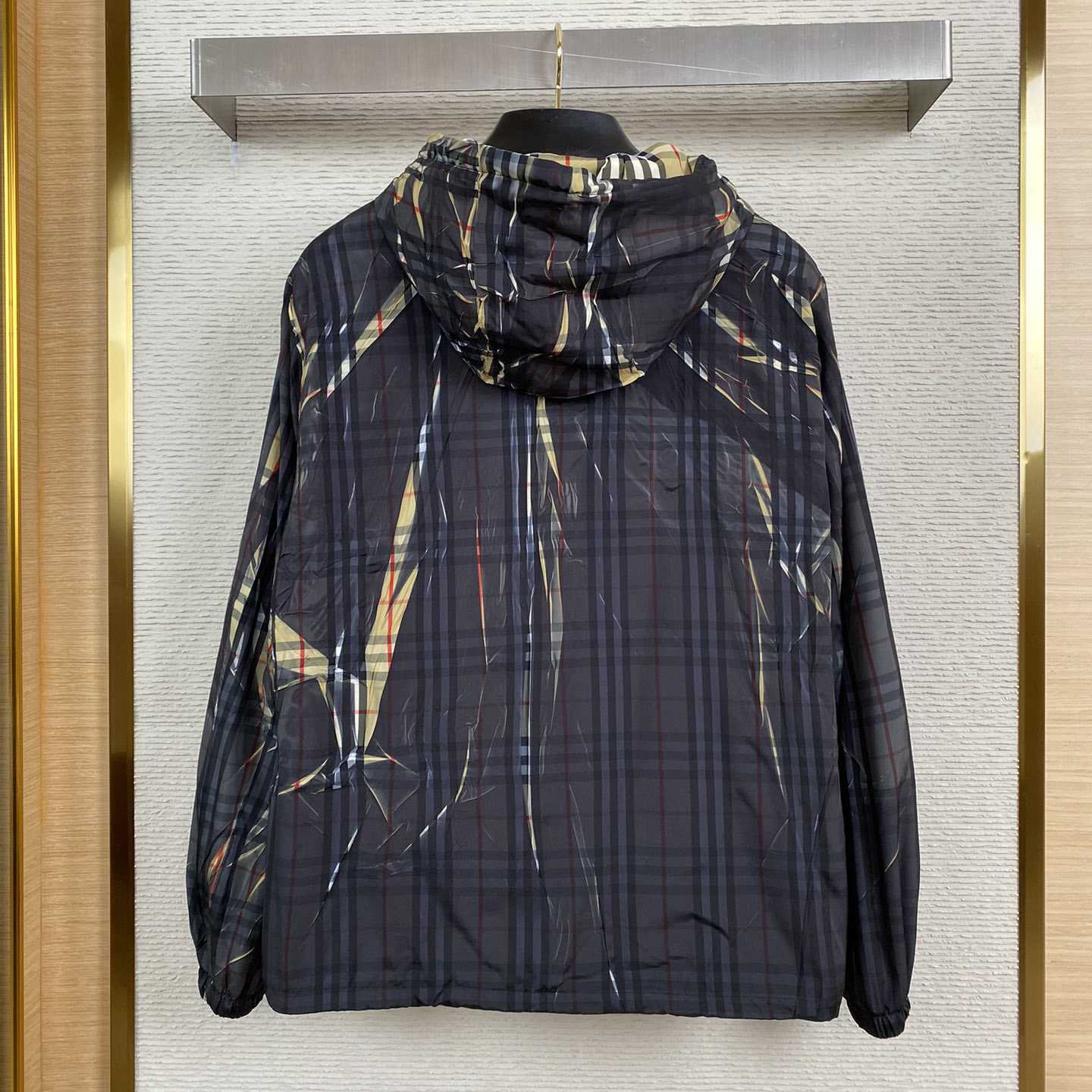 Burberry Sliced Check Hooded Jacket - DesignerGu