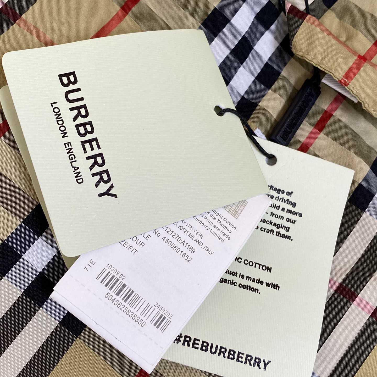 Burberry Sliced Check Hooded Jacket - DesignerGu