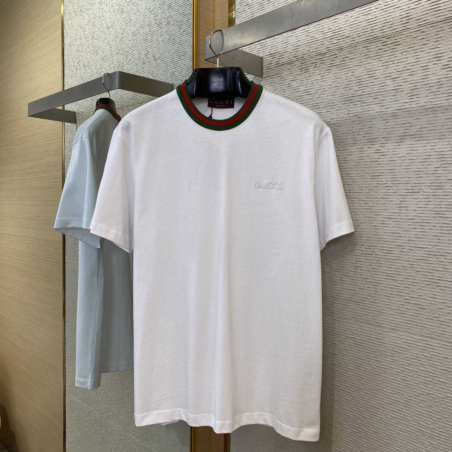 Gucci Jersey T-shirt With Web - DesignerGu