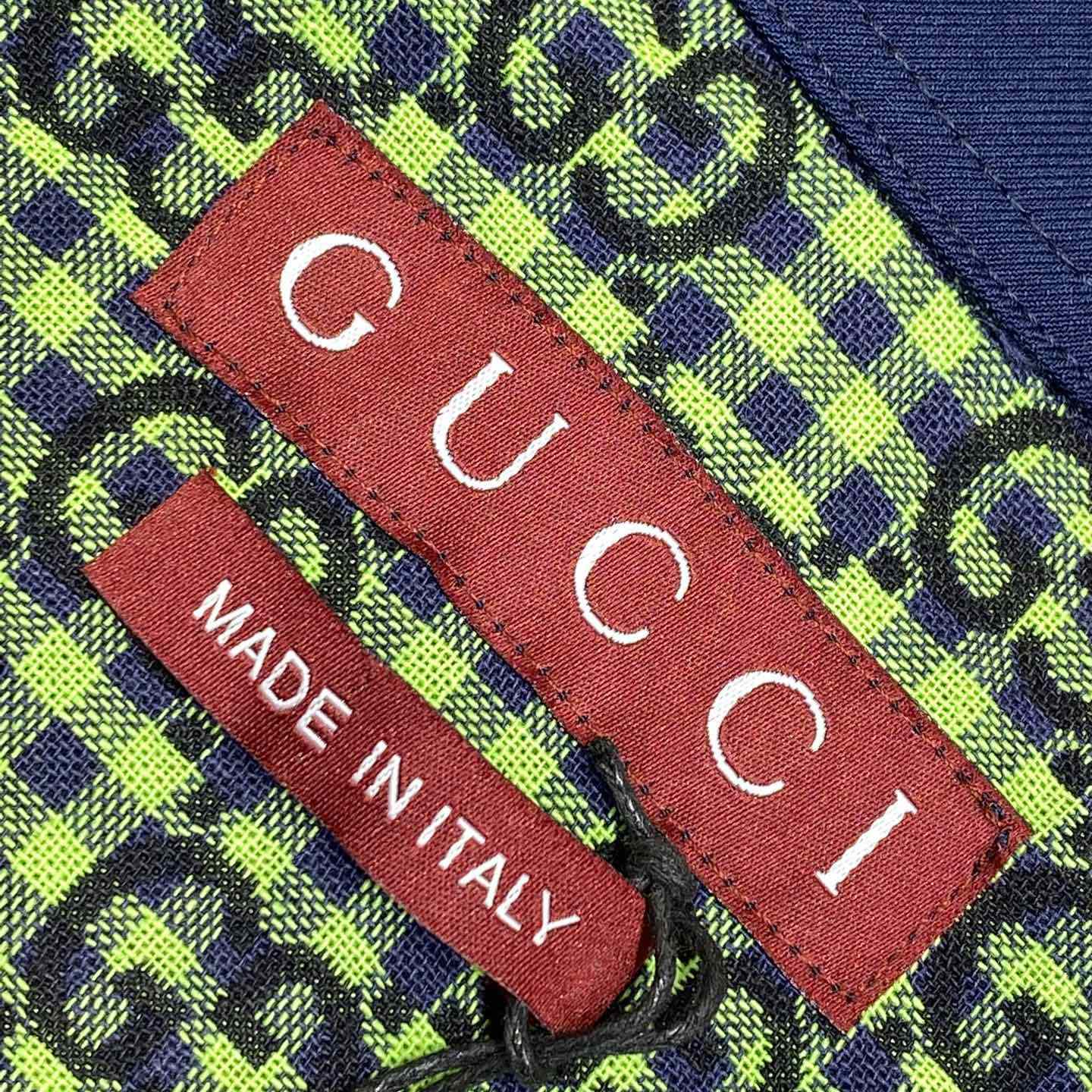 Gucci GG Gingham Cotton Wool Jacket - DesignerGu