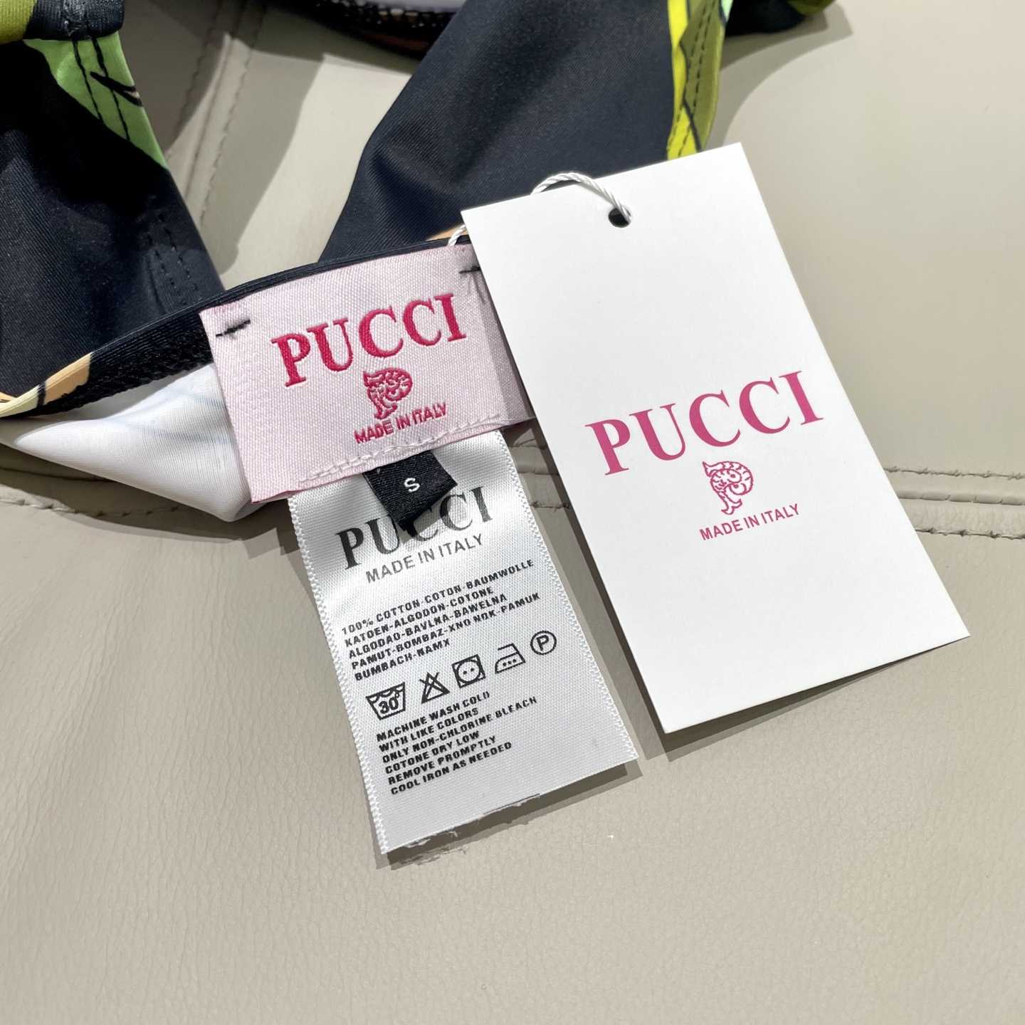 Pucci Iride-Print Crop Top And Leggings - DesignerGu