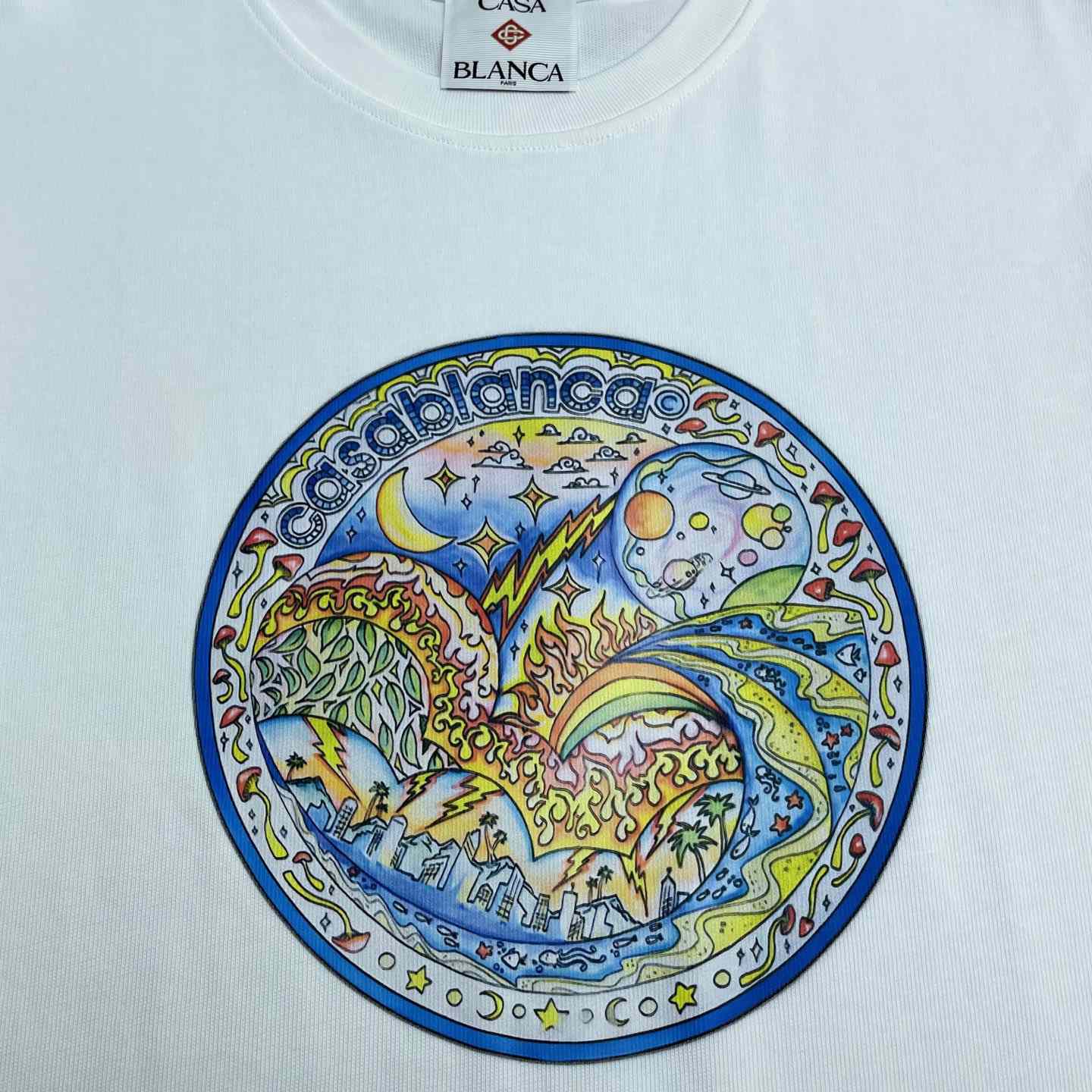 Casablanca The Four Elements T-shirt   C994 - DesignerGu