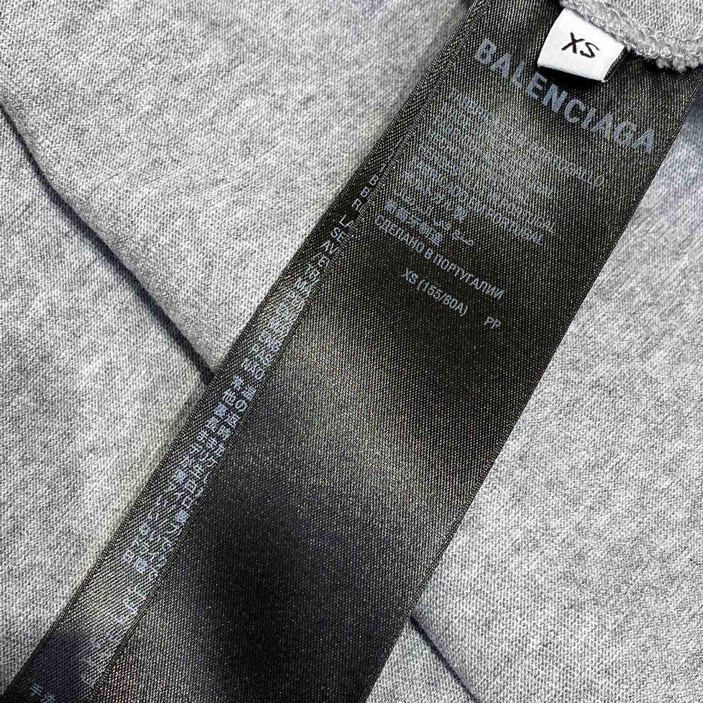 Balenciaga New Tape Type TR T-Shirt Medium Fit In Grey  - DesignerGu