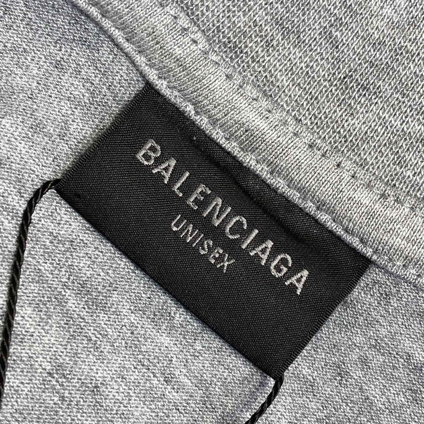 Balenciaga New Tape Type TR T-Shirt Medium Fit In Grey  - DesignerGu