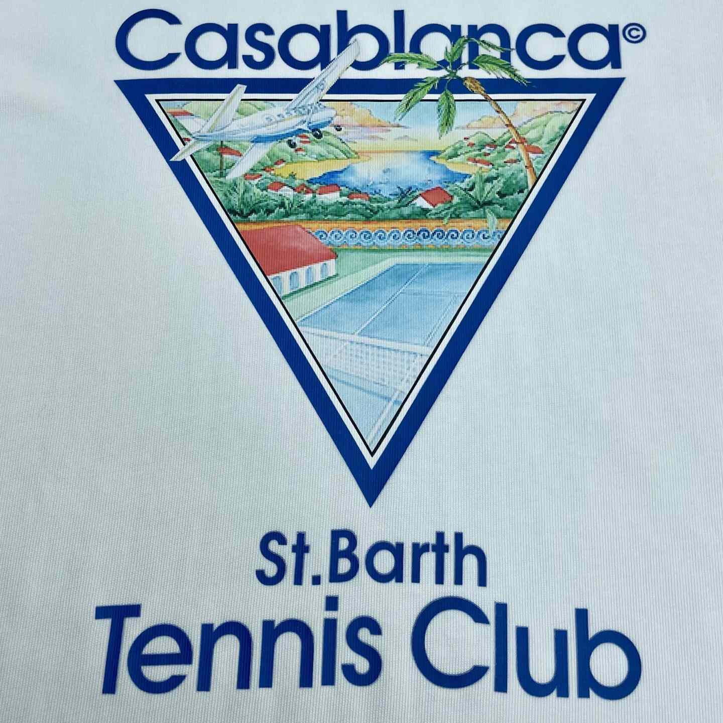 Casablanca Tennis Club Icon T-Shirt   C998 - DesignerGu