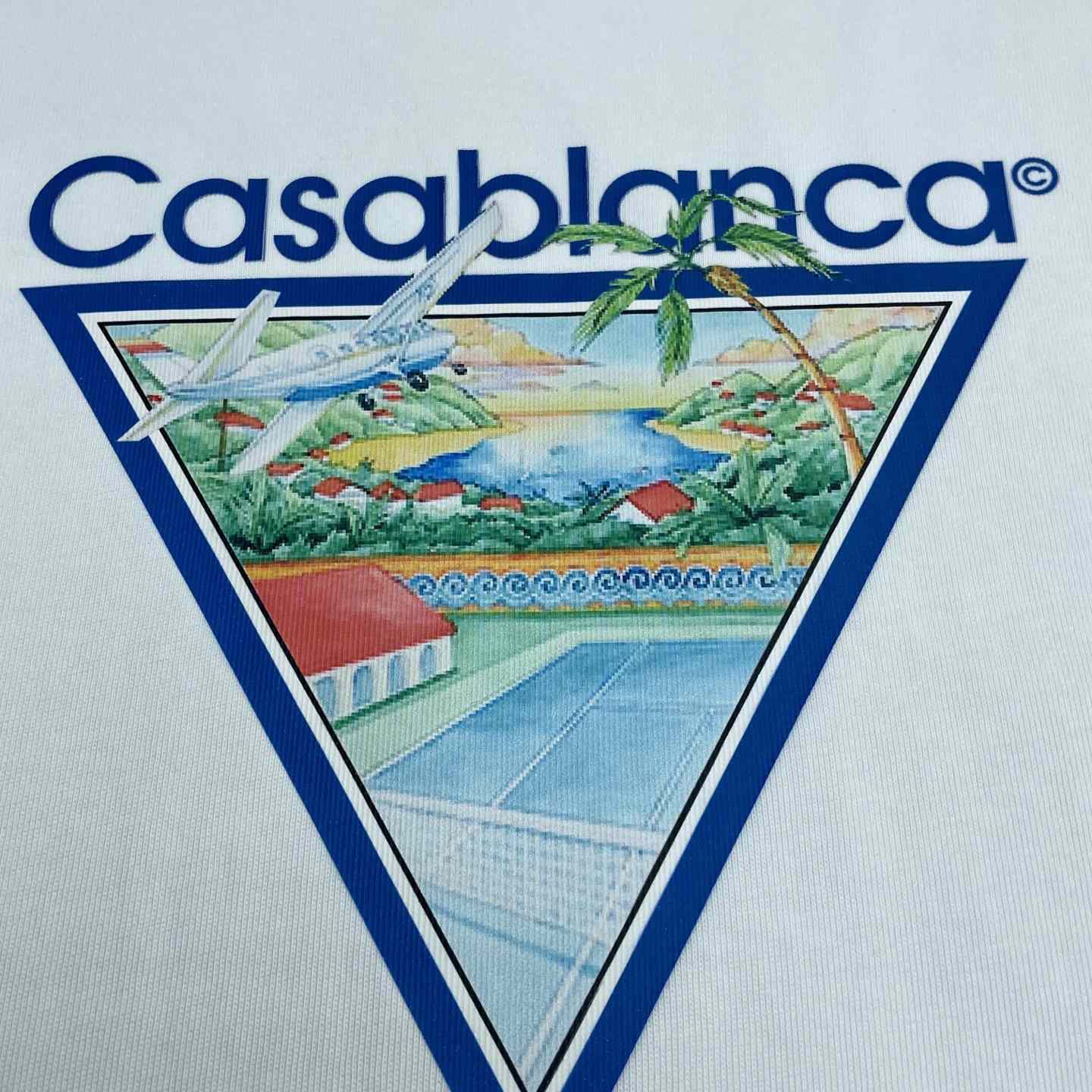 Casablanca Tennis Club Icon T-Shirt   C998 - DesignerGu