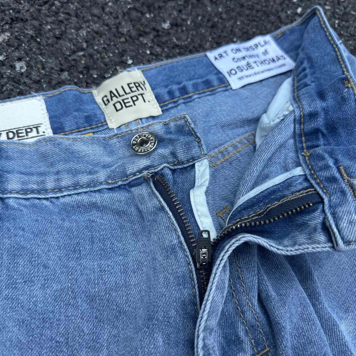 Gallery Dept. Reconstructed Denim Carpenter Shorts - DesignerGu