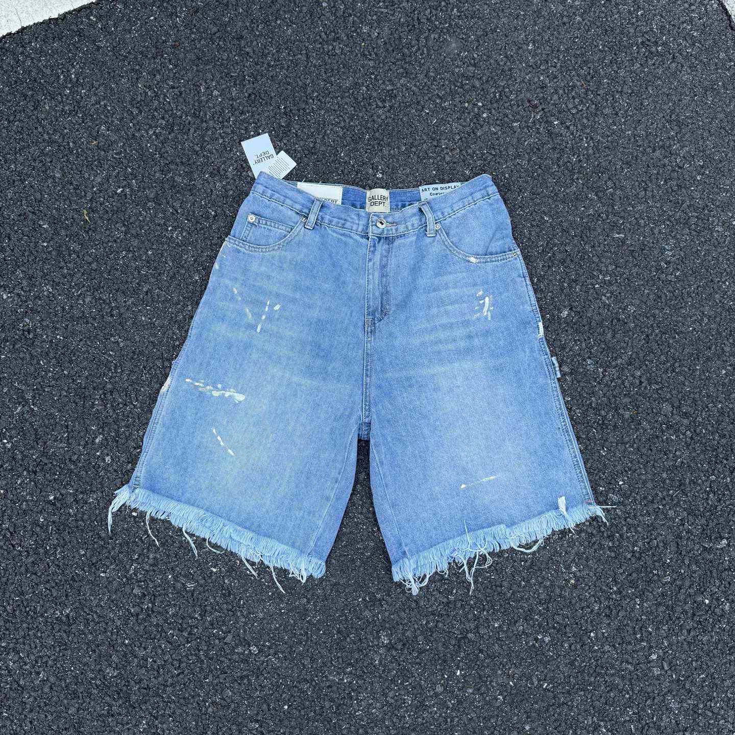 Gallery Dept. Reconstructed Denim Carpenter Shorts - DesignerGu