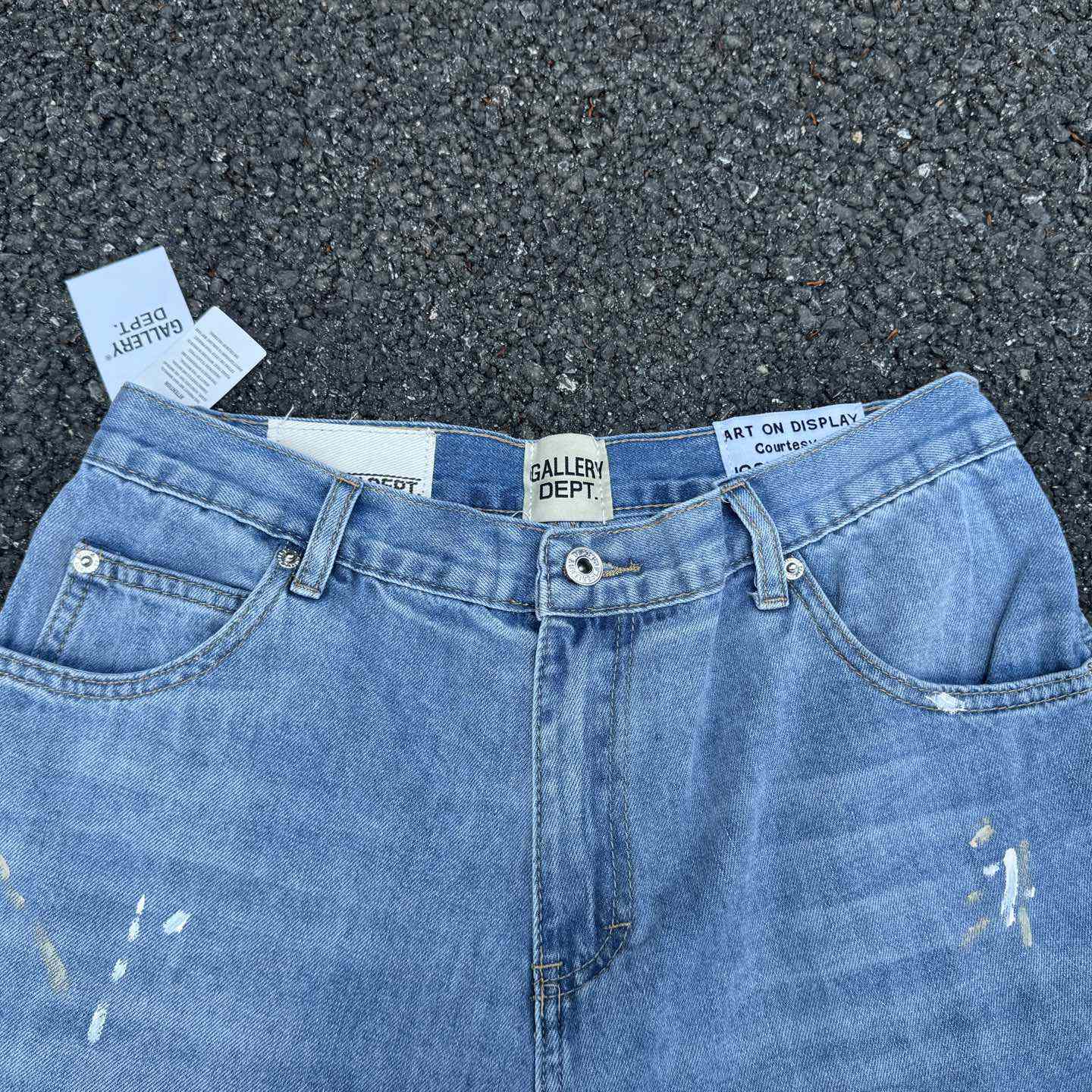 Gallery Dept. Reconstructed Denim Carpenter Shorts - DesignerGu