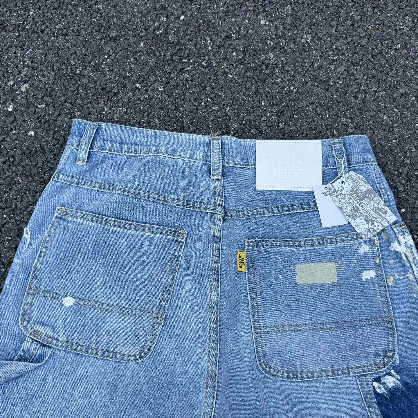 Gallery Dept. Reconstructed Denim Carpenter Shorts - DesignerGu