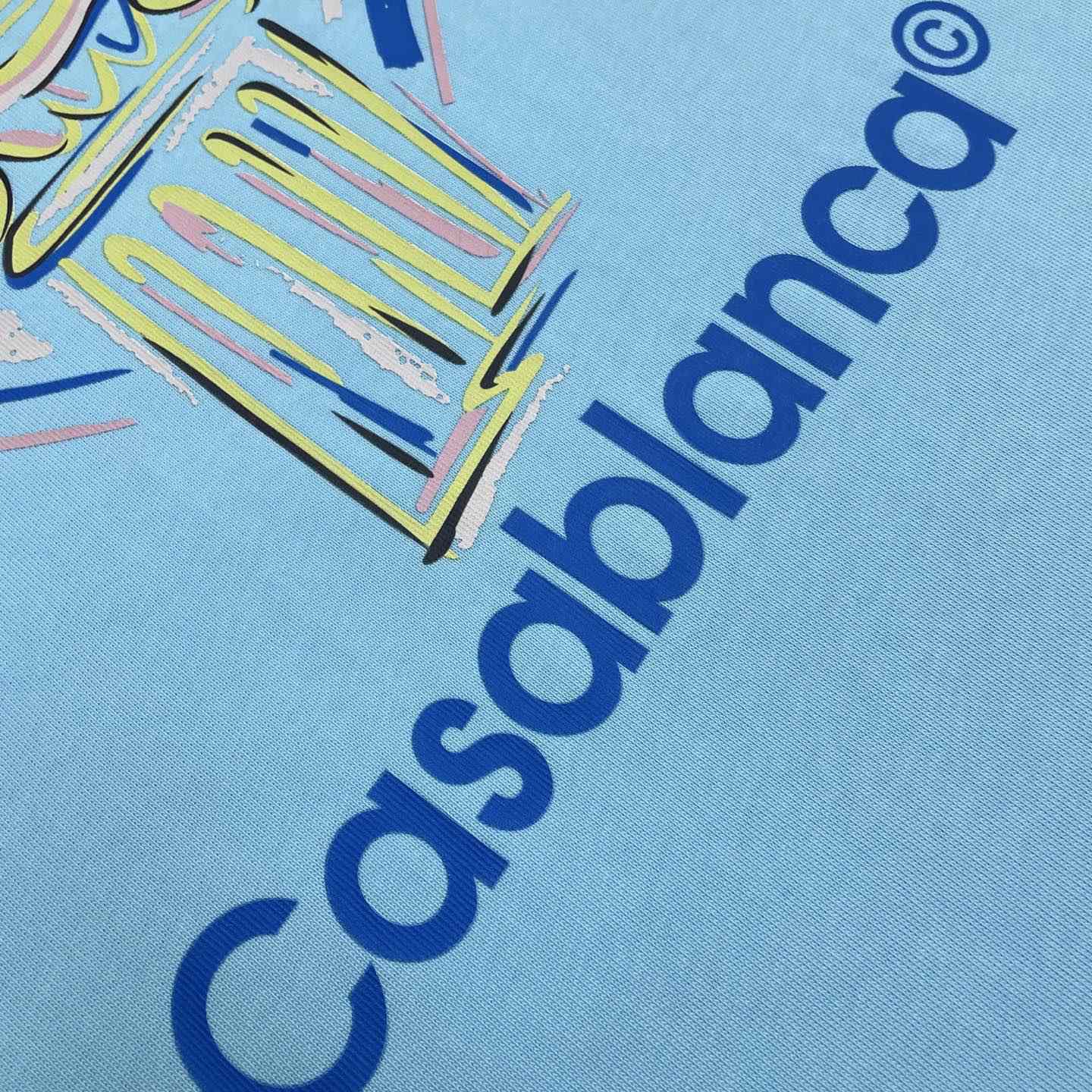 Casablanca Diamond Column-print T-shirt   C945 - DesignerGu