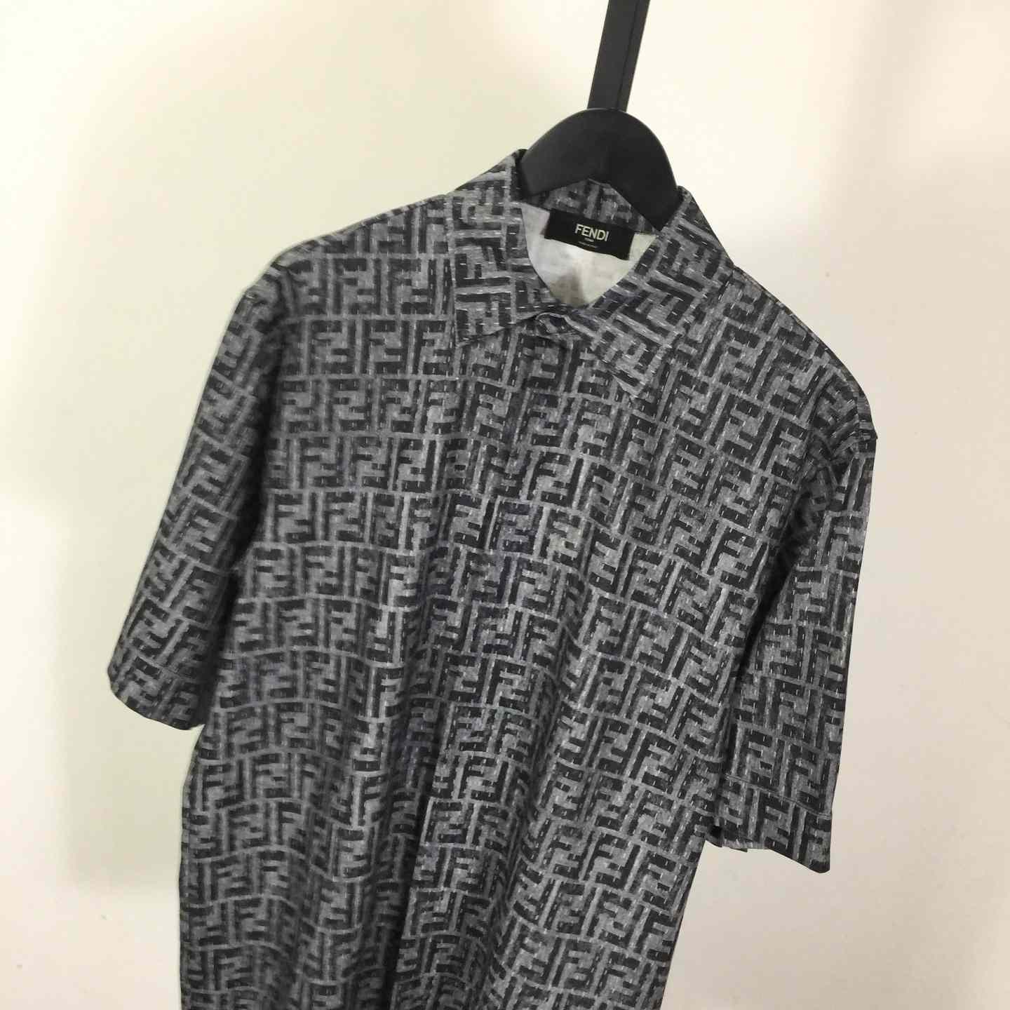 Fendi Allover Logo Printed Shirt - DesignerGu