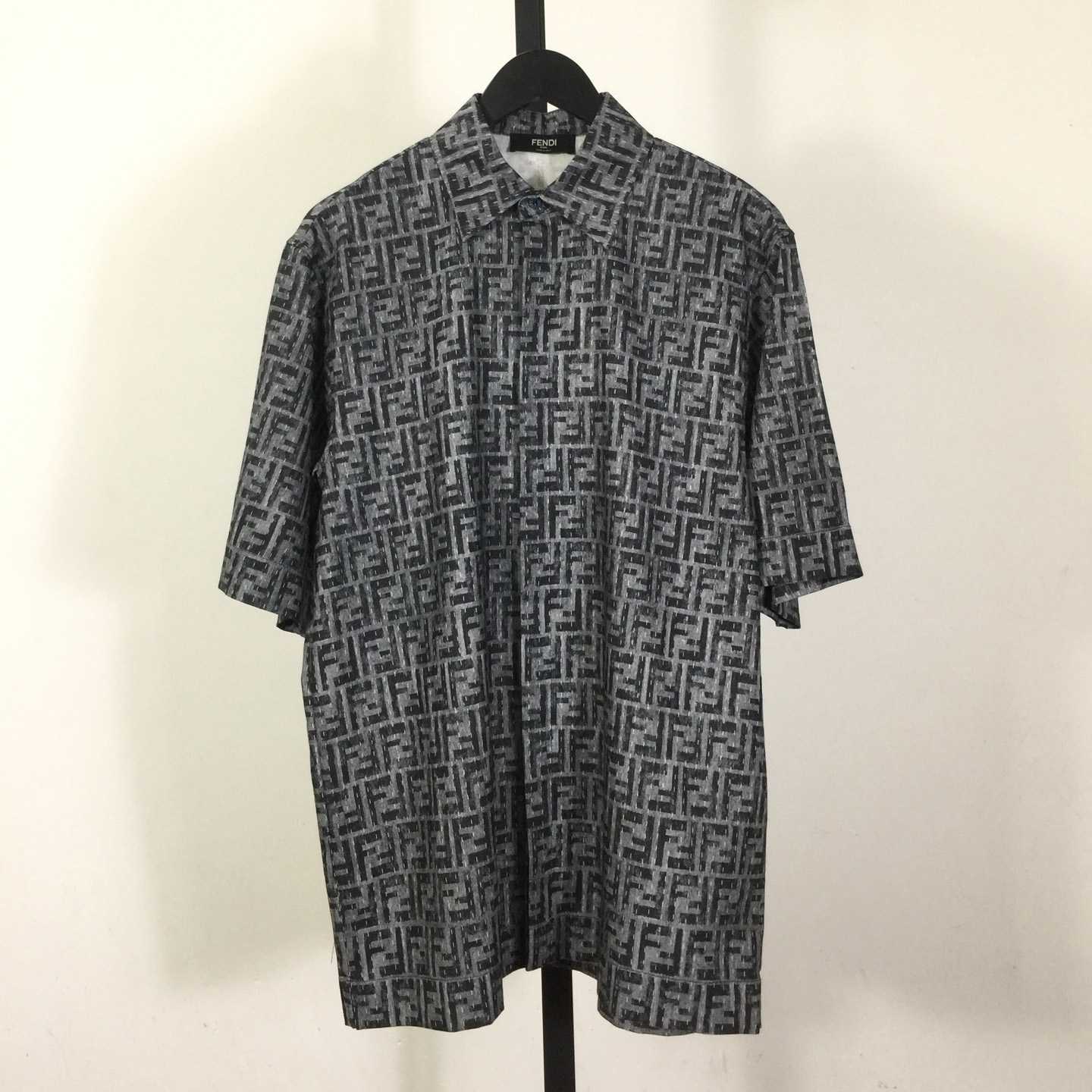 Fendi Allover Logo Printed Shirt - DesignerGu