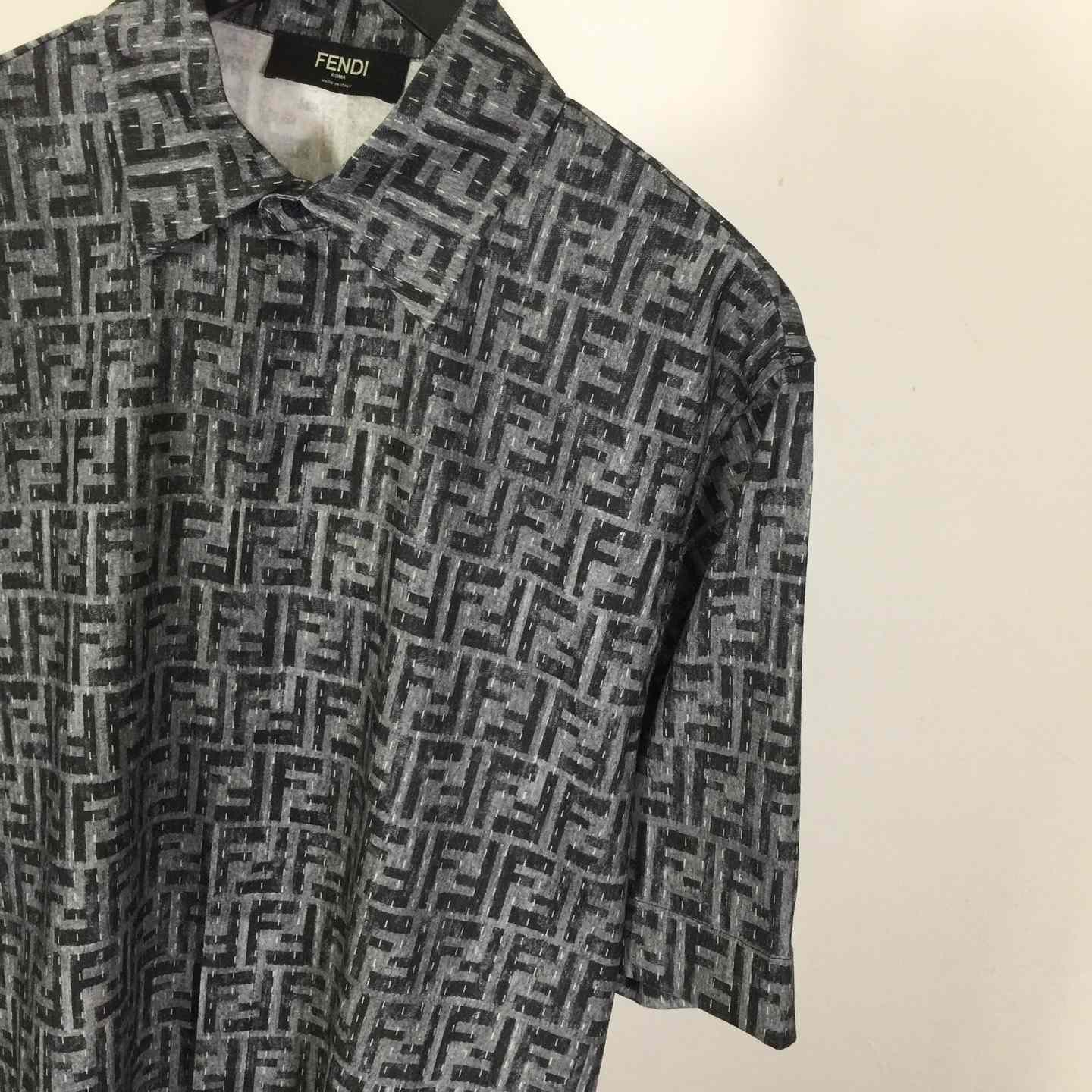 Fendi Allover Logo Printed Shirt - DesignerGu